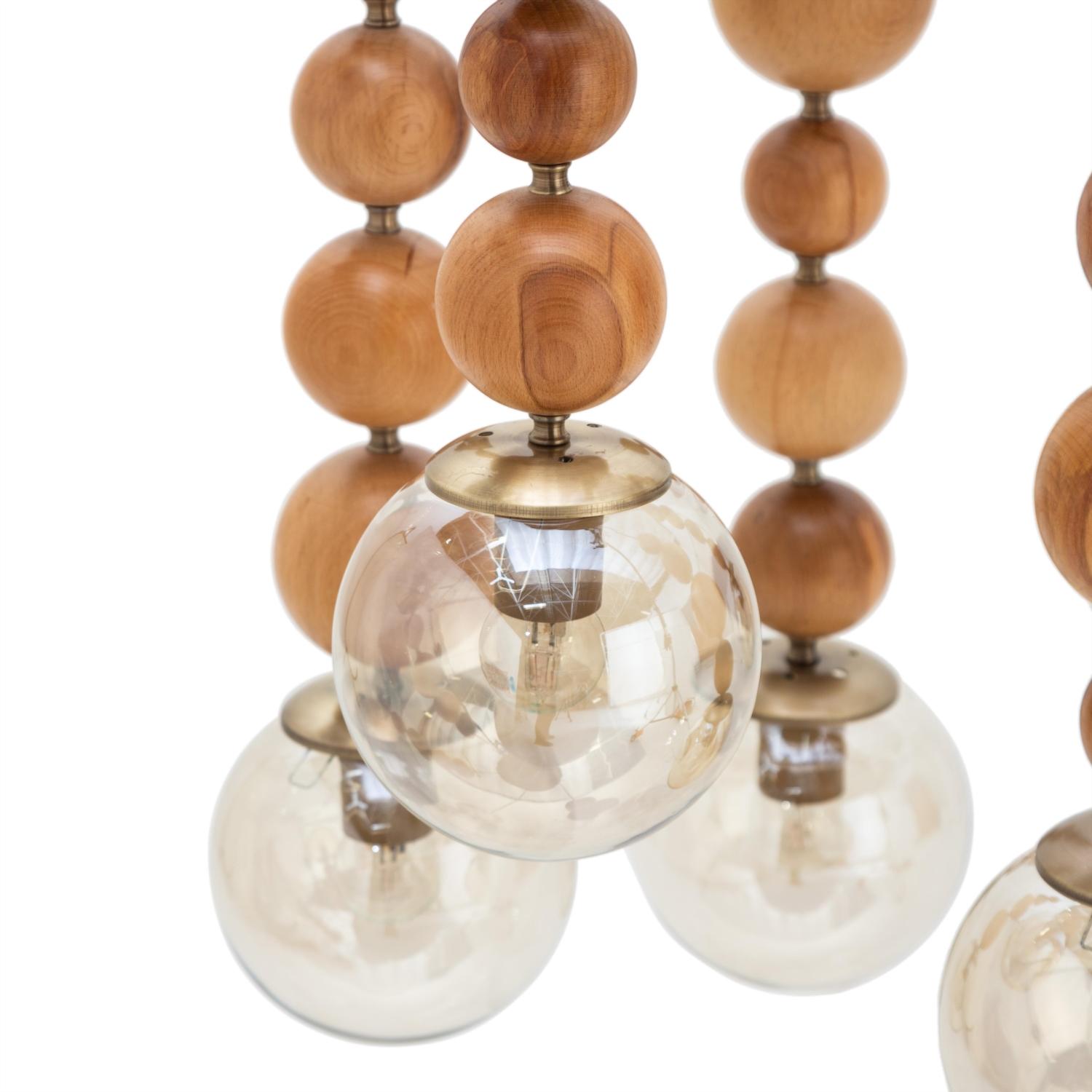 WOOD BEAD 5Lİ SARKIT