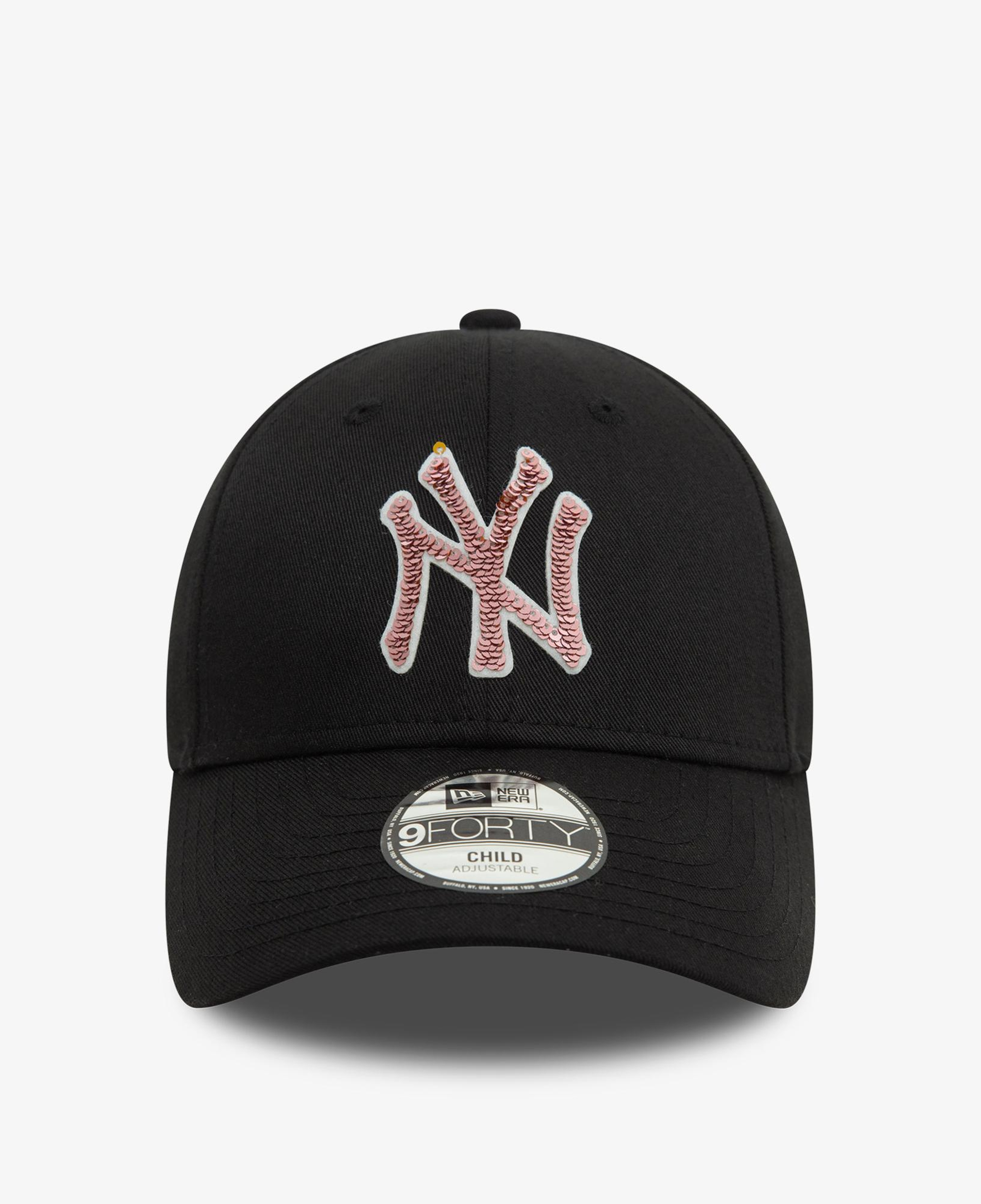 New Era Child Sequin 9Forty Neyyan Blkpnk Çocuk Siyah Şapka