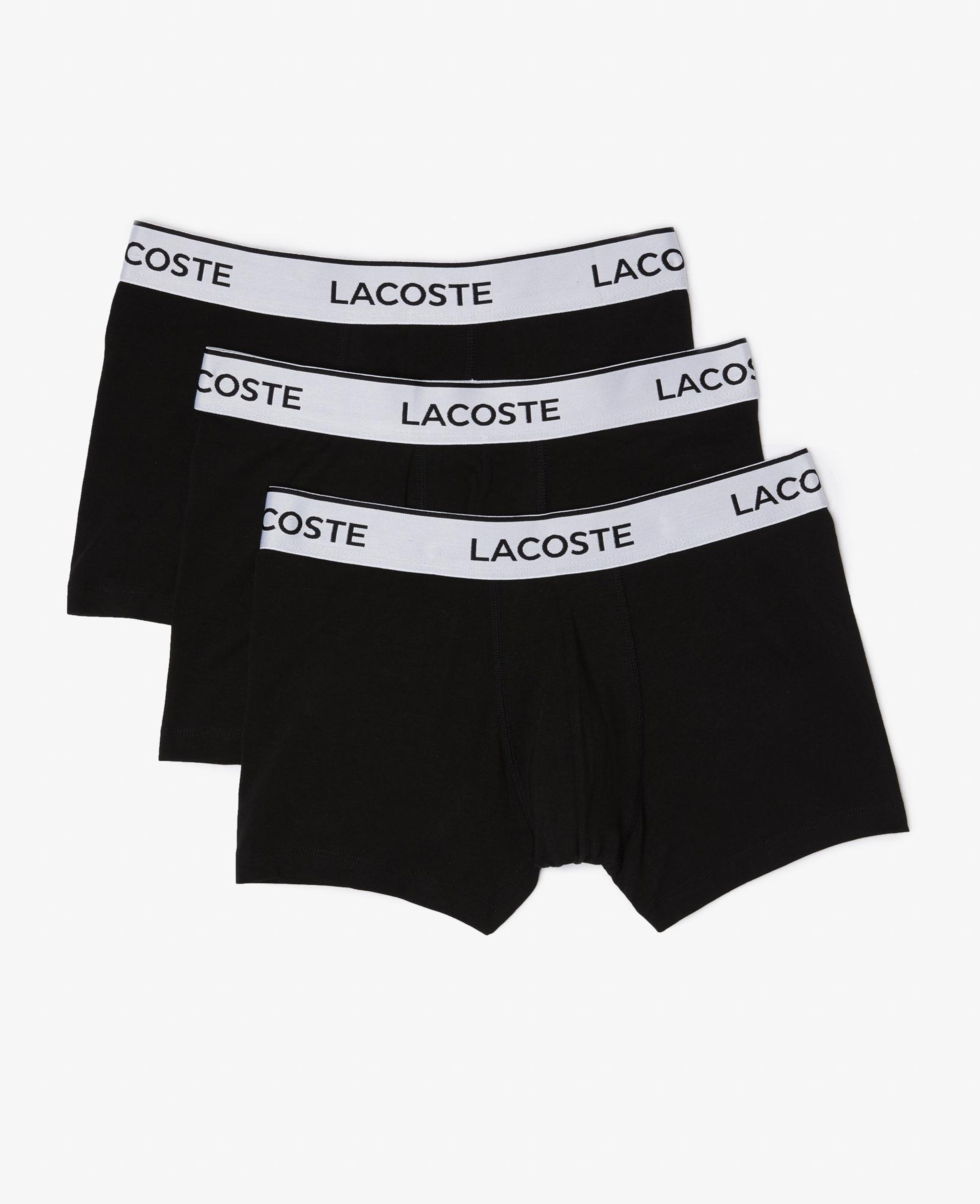 Lacoste Erkek 3'lü Siyah Boxer