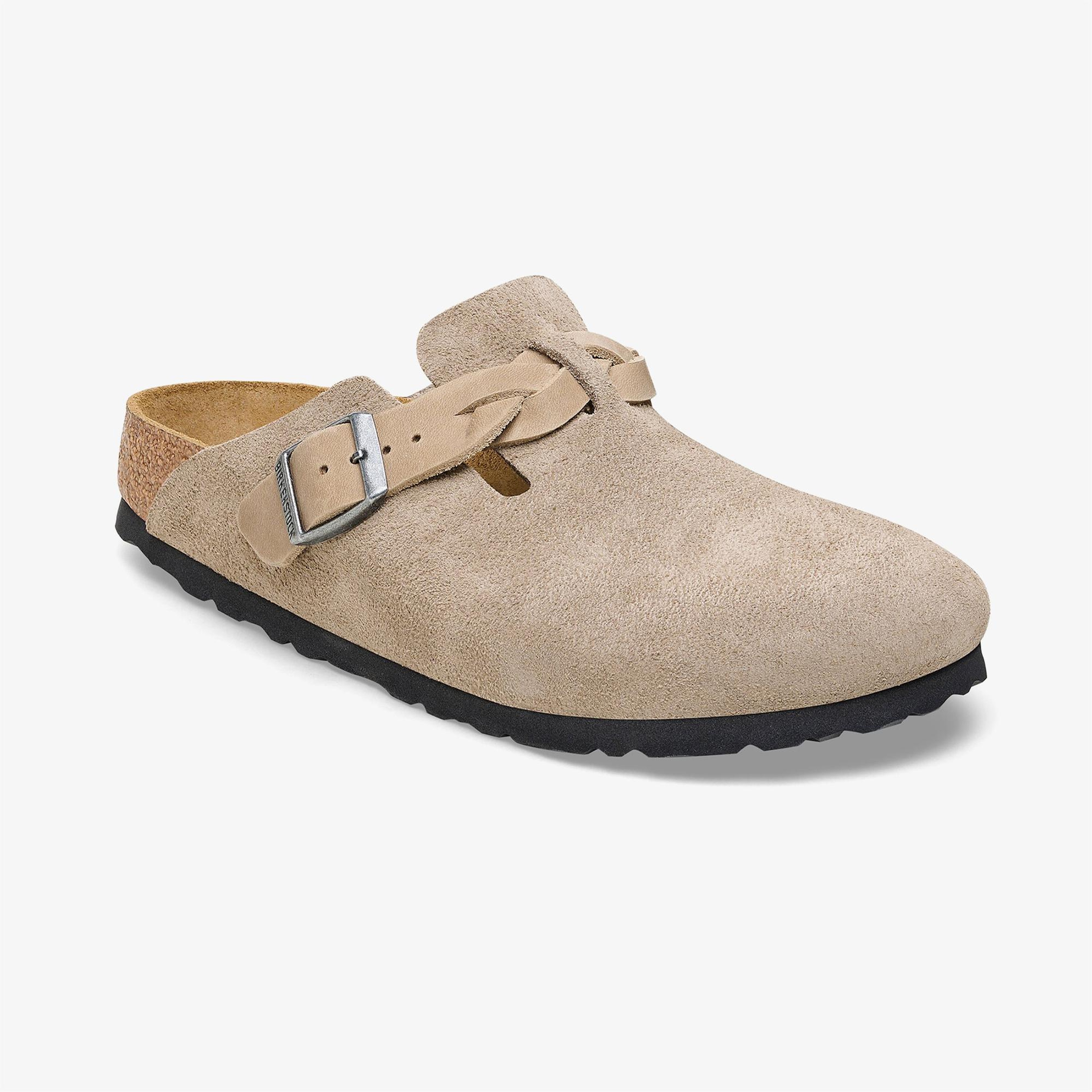 Birkenstock Boston Vl Braided Kadın Kahverengi Terlik