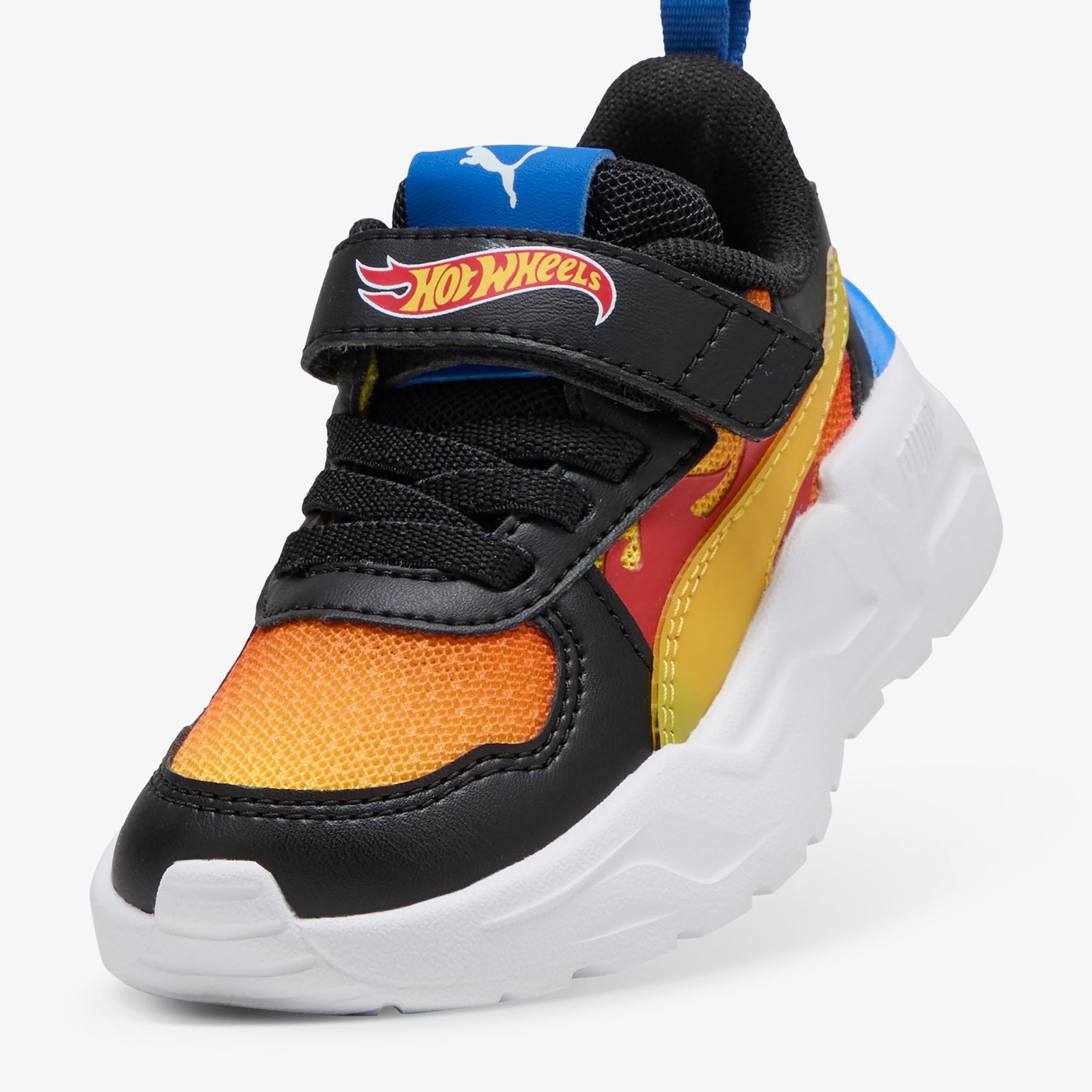 Puma Trinity Lite Hot Wheels AC INF Bebek Siyah Spor Ayakkabı