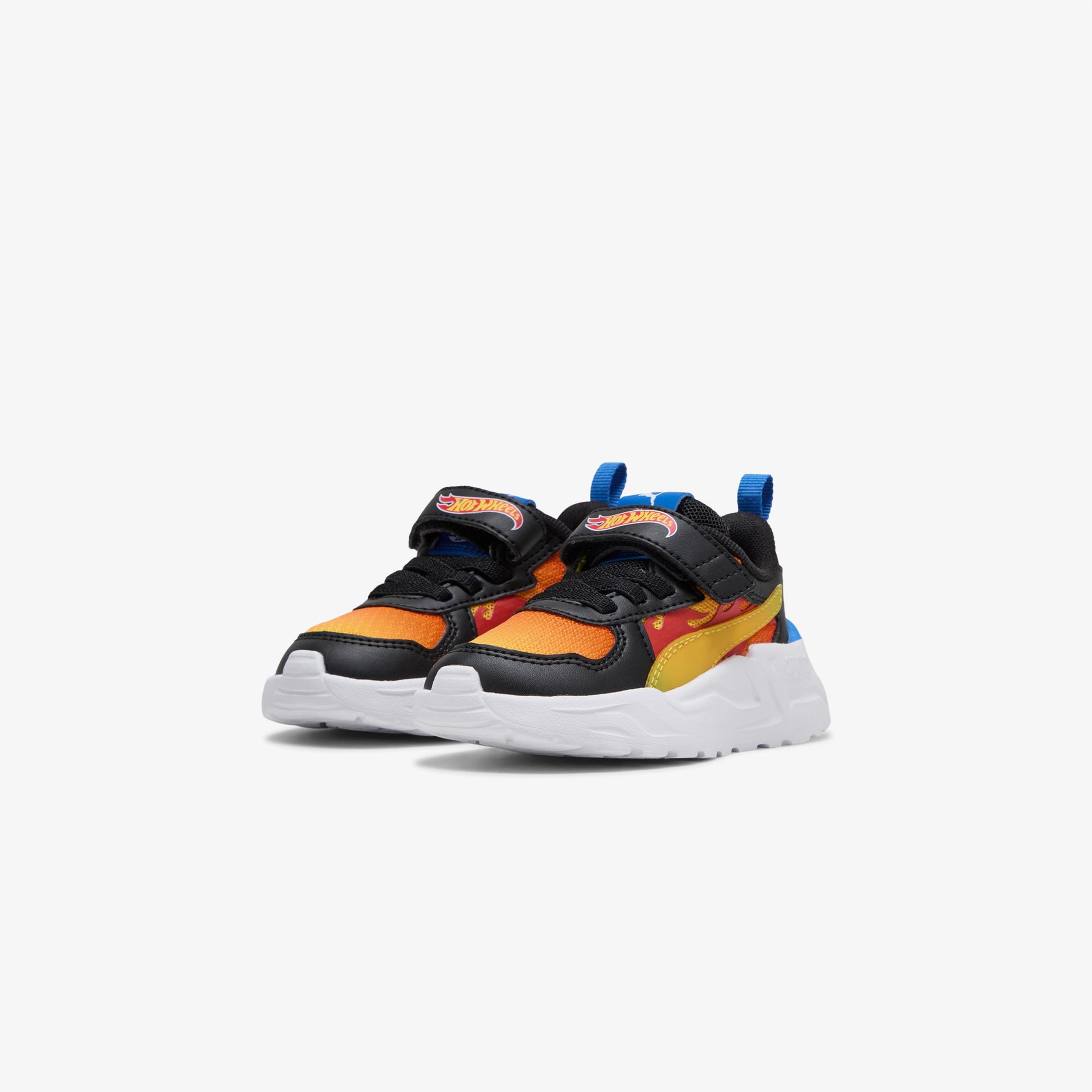 Puma Trinity Lite Hot Wheels AC INF Bebek Siyah Spor Ayakkabı