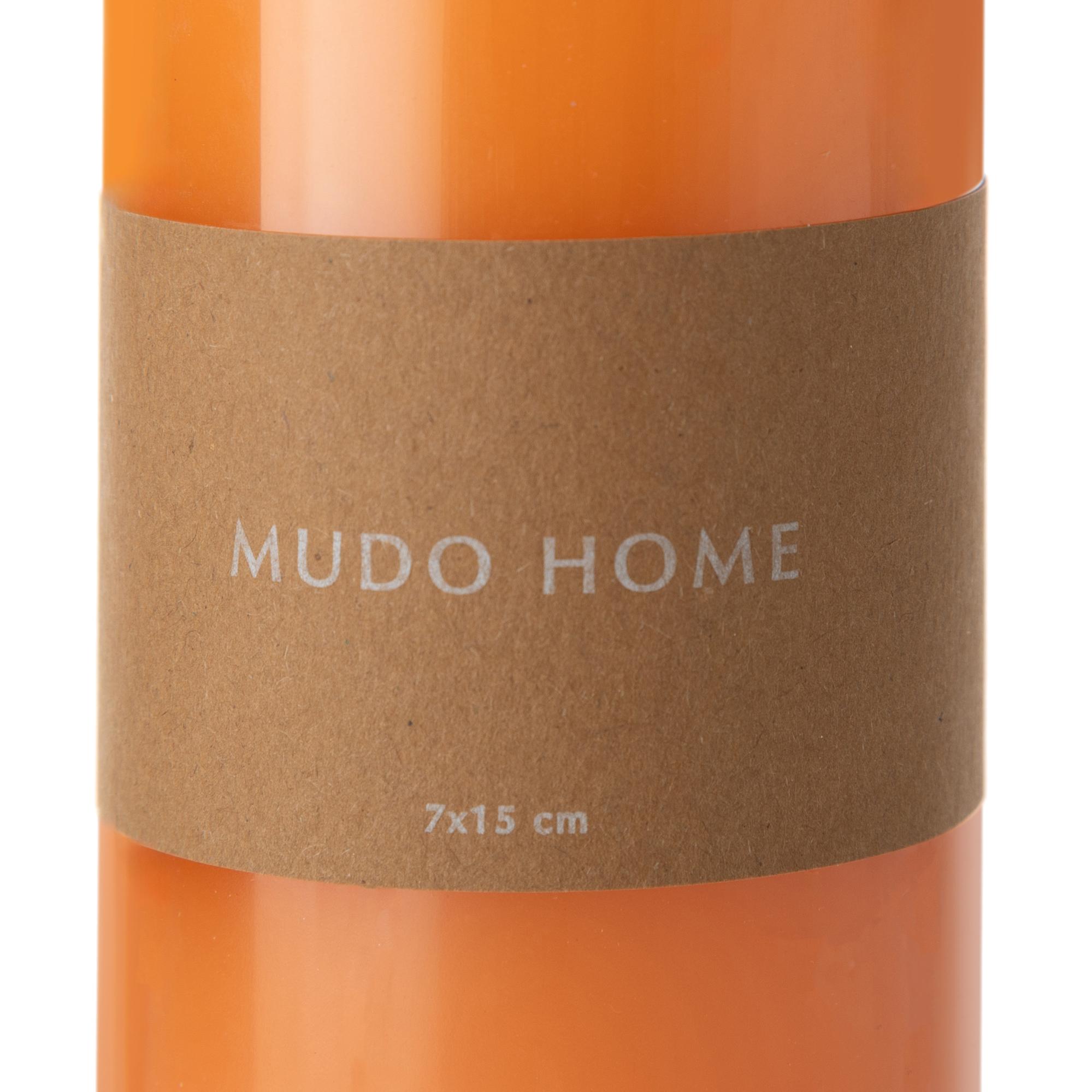 SÜTUN MUM TURUNCU 7X15CM