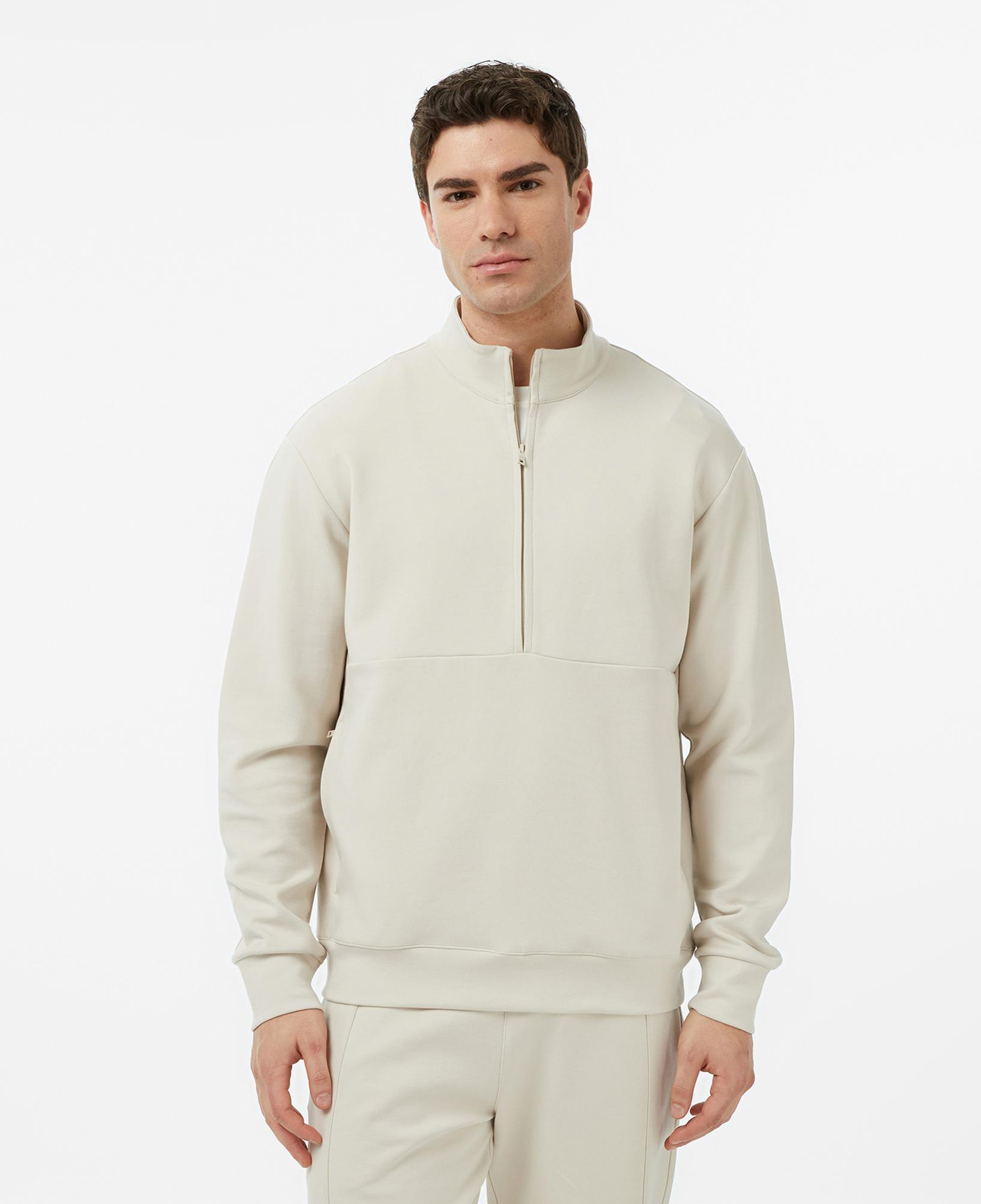 Nautica Erkek Bej Regular Fit Sweatshirt