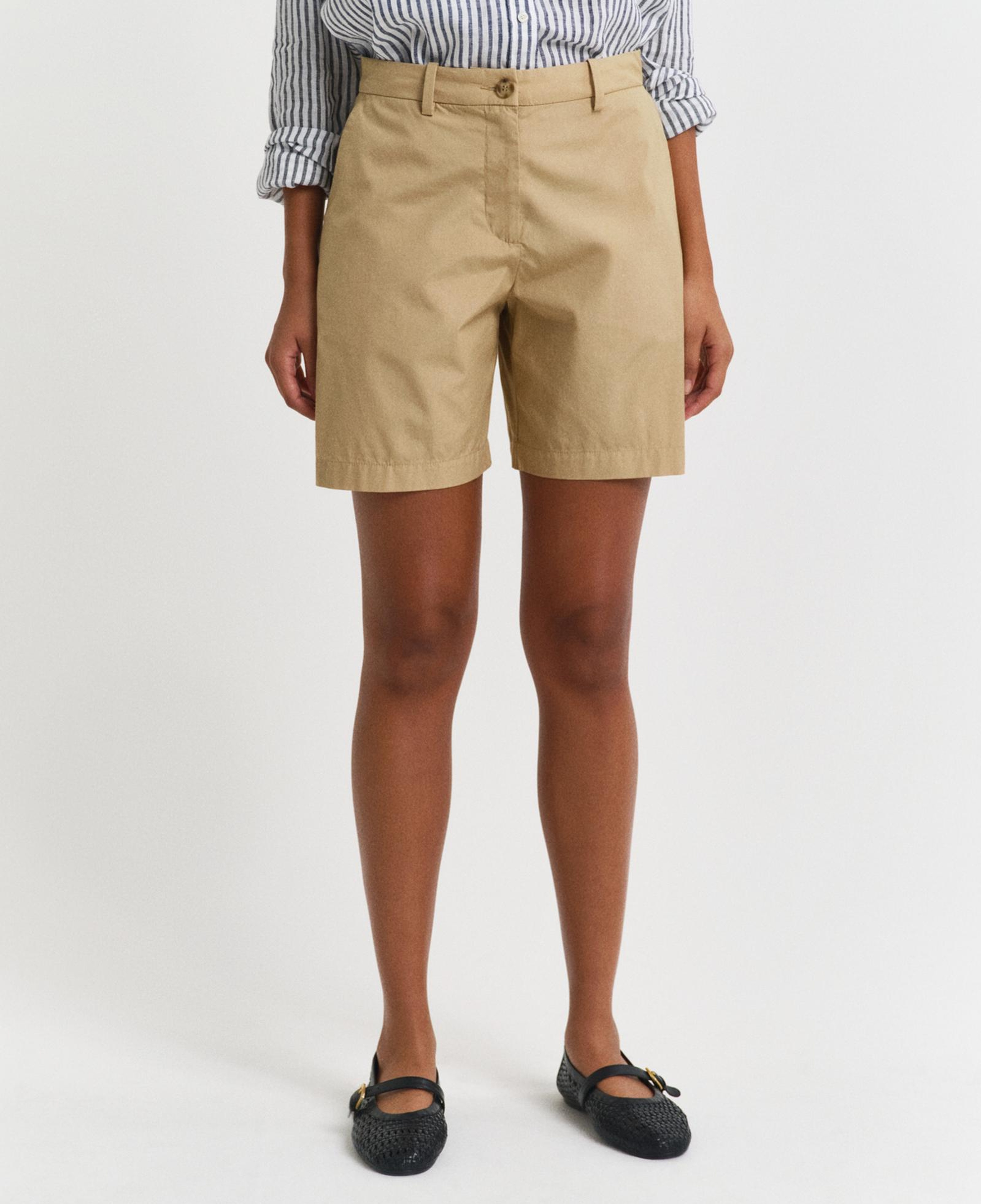 GANT Kadın Bej Relaxed Fit Şort