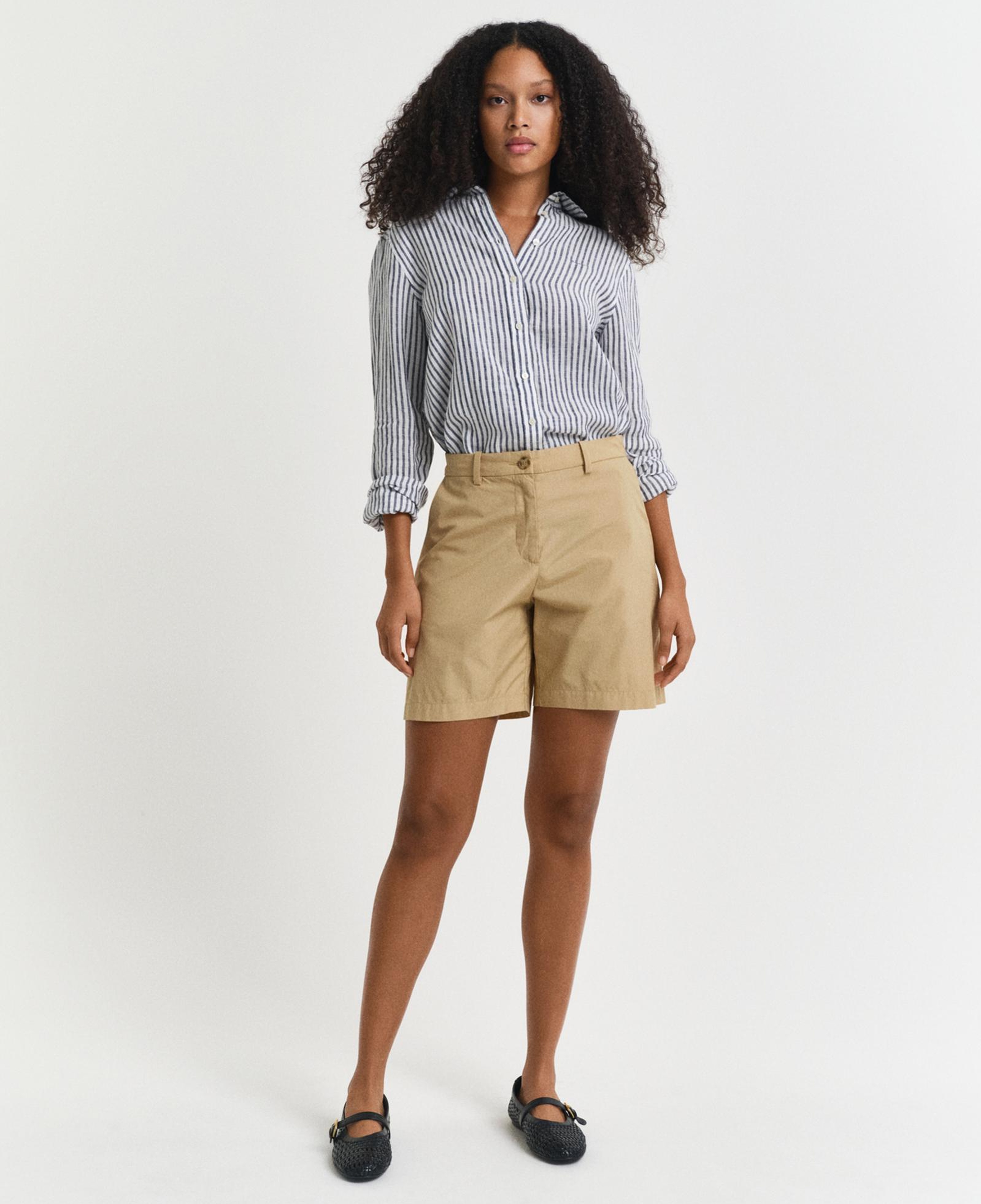 GANT Kadın Bej Relaxed Fit Şort