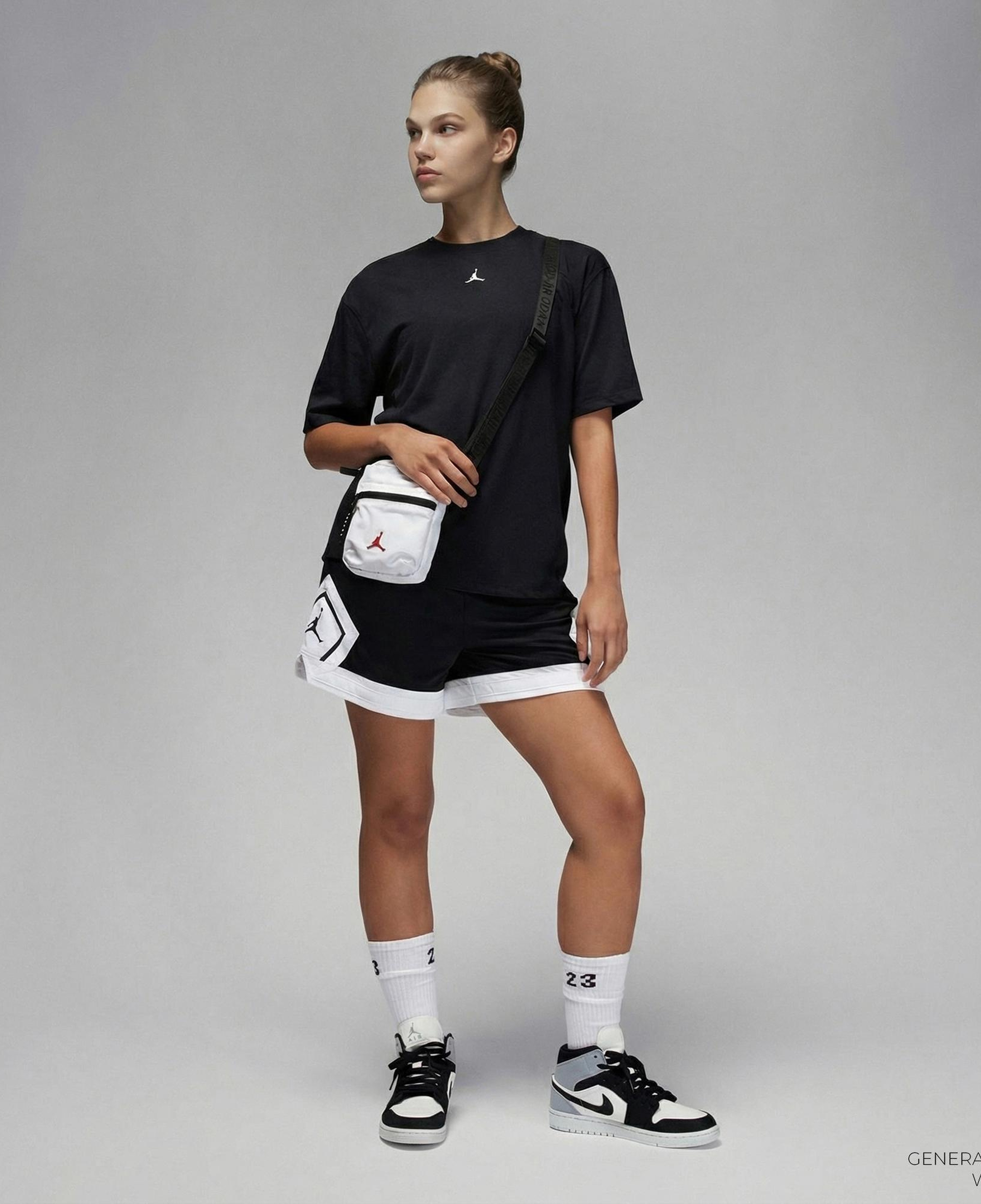 Jordan Sport Diamond Kadın Siyah T-Shirt