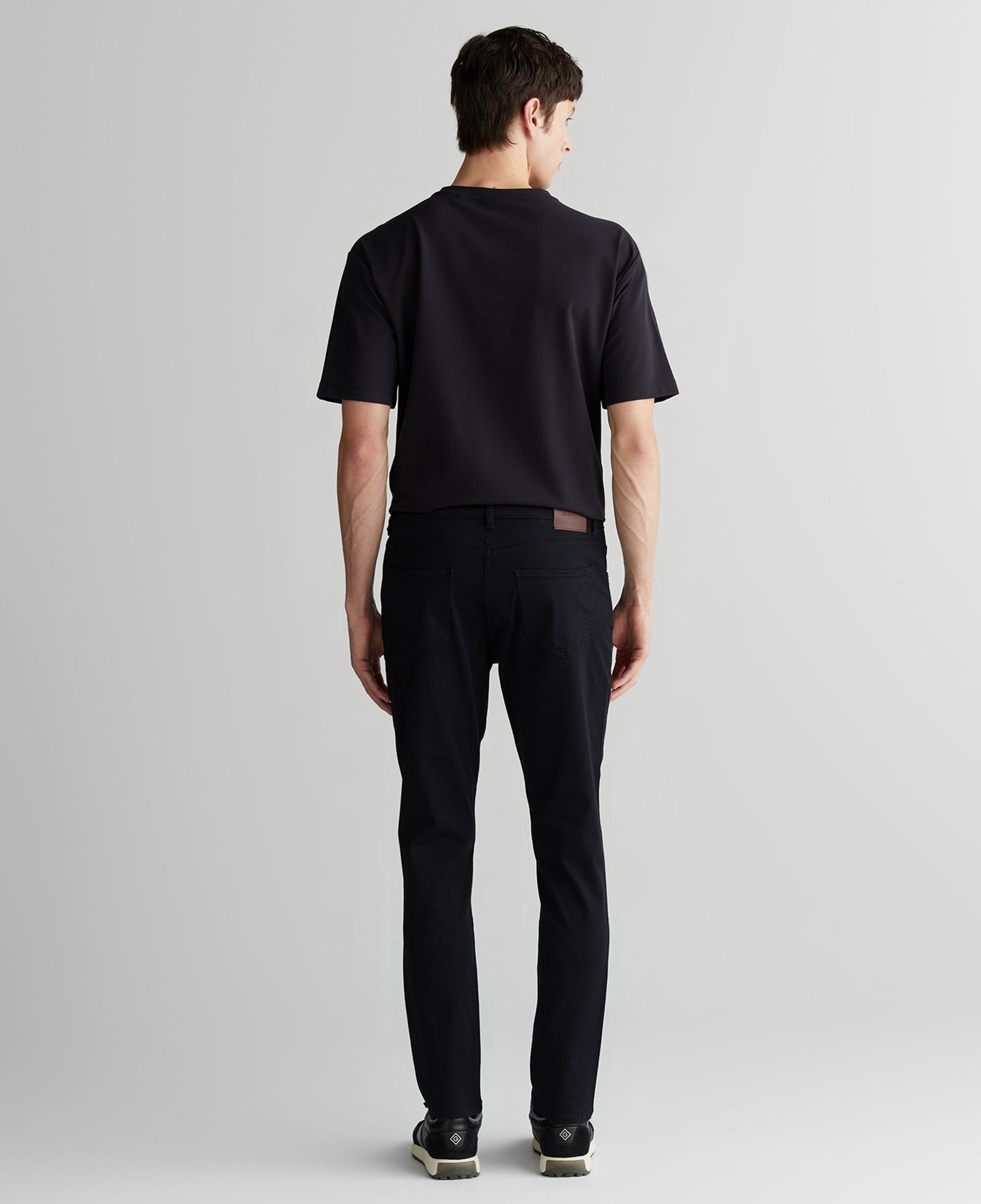GANT Erkek Siyah Slim Fit Pantolon