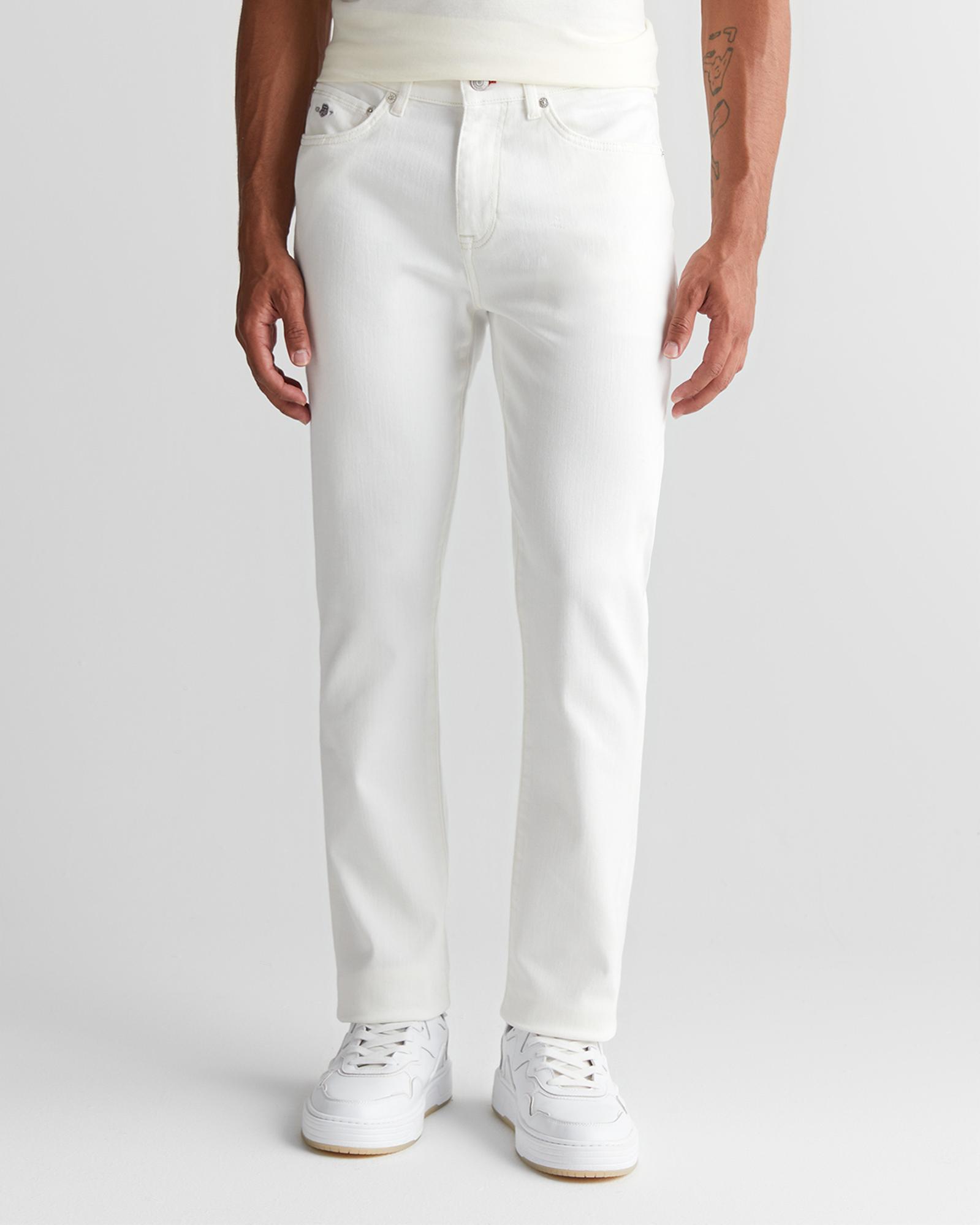 GANT Erkek Krem Regular Fit Pantolon