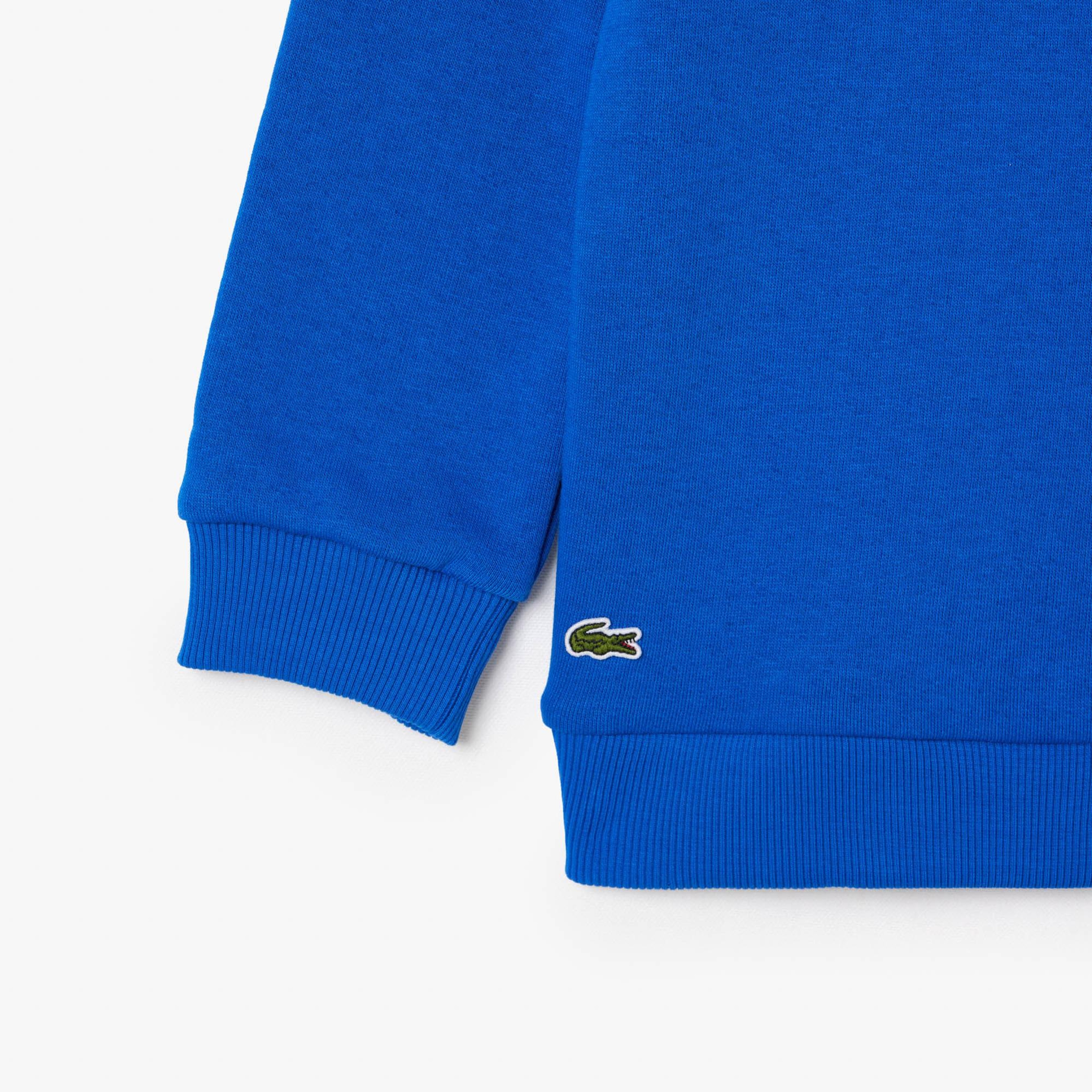 Lacoste Erkek Çocuk Baskılı Mavi Sweatshirt