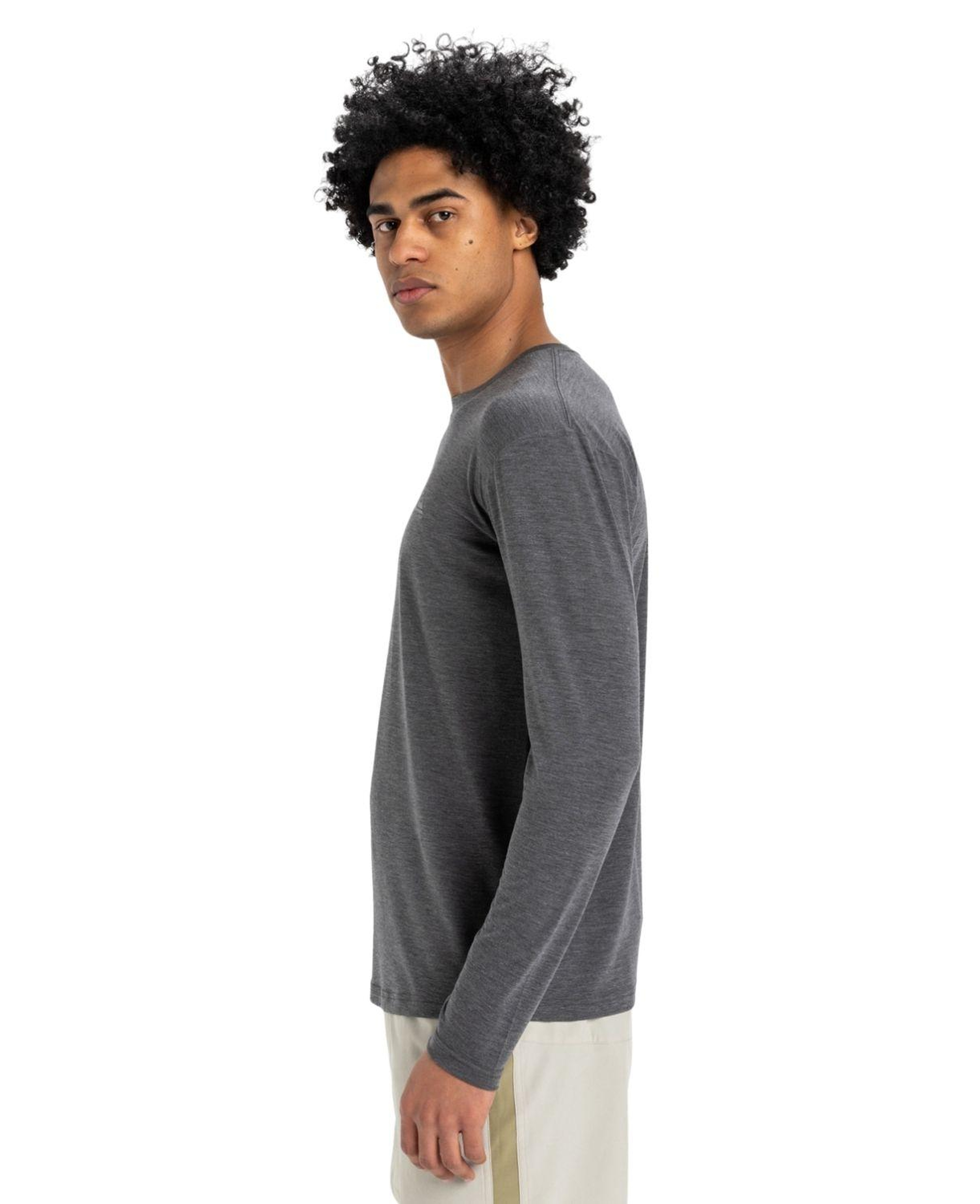 Quiksilver Coastal Run Ls Erkek Gri Tişört