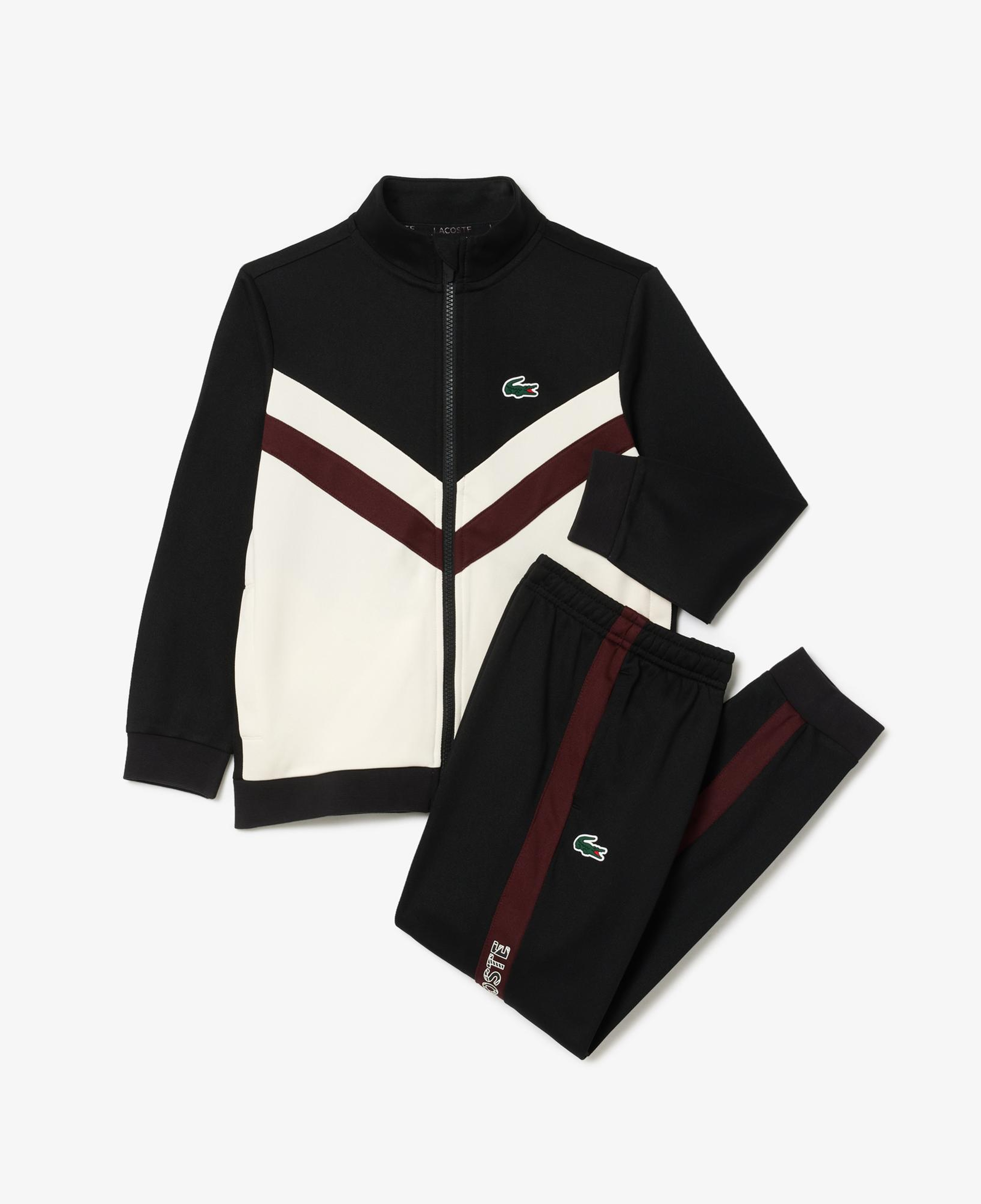 Lacoste Erkek Çocuk Siyah Eşofman Takımı