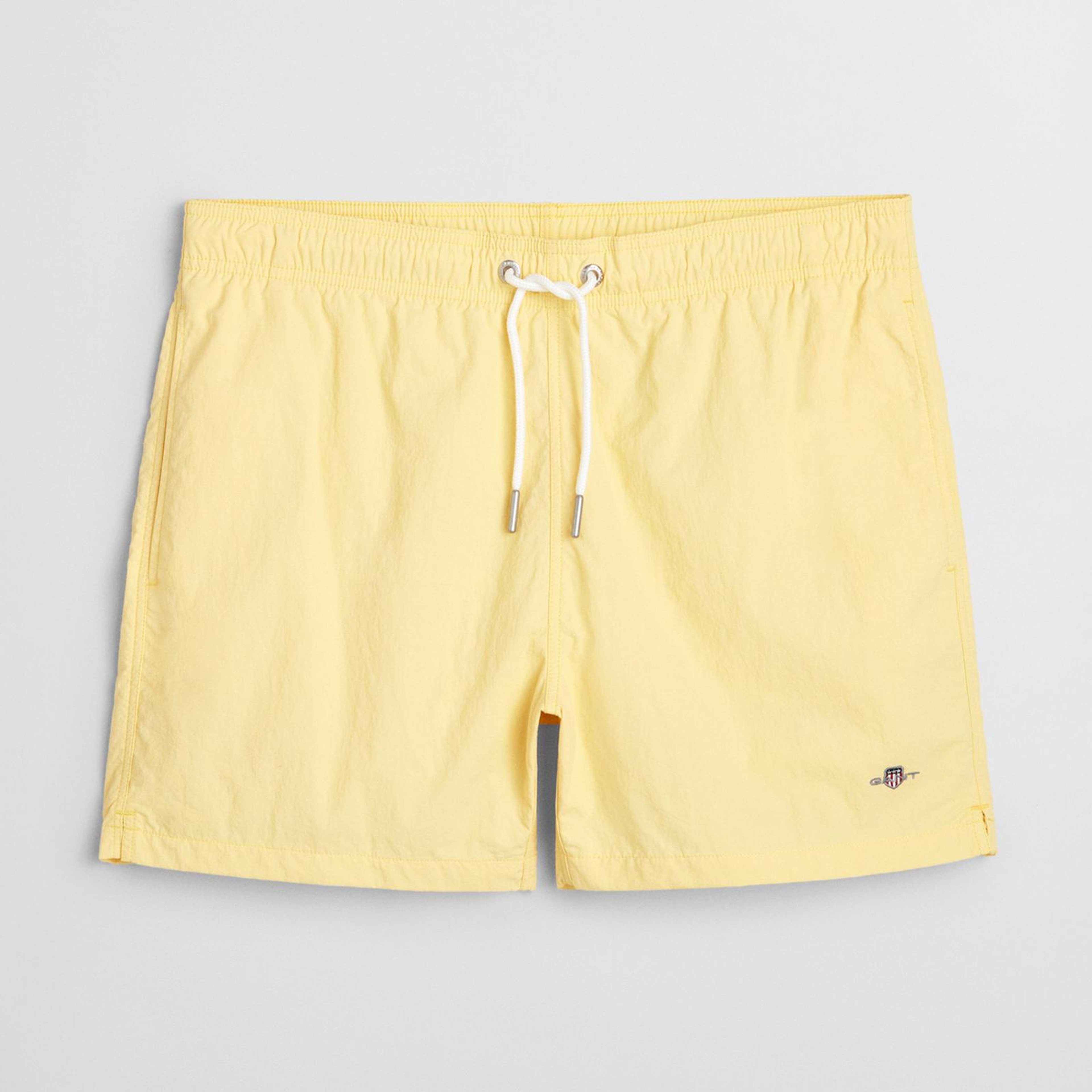 GANT Erkek Sarı Regular Fit Mayo Şort