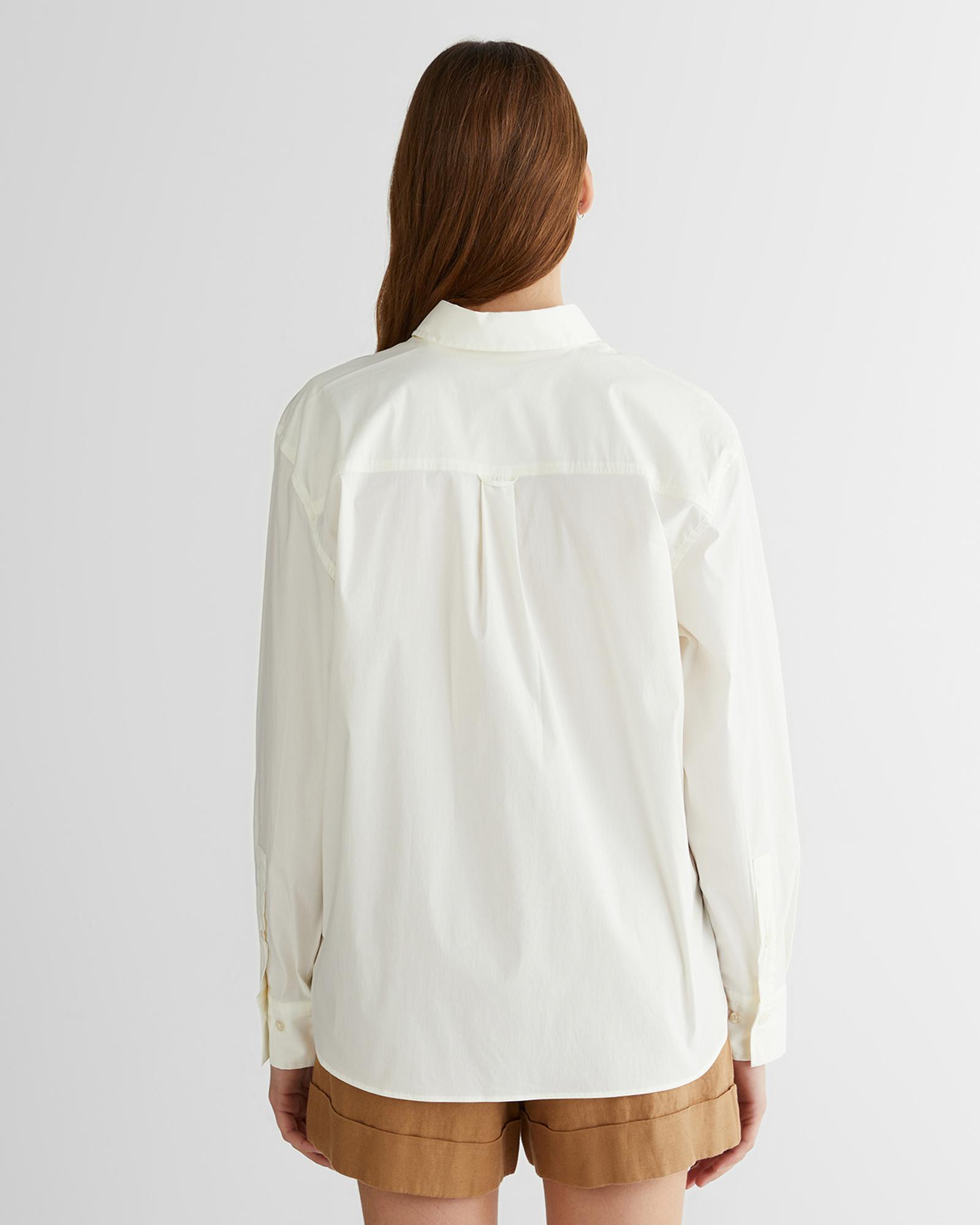 GANT Kadın Krem Klasik Yaka Gömlek