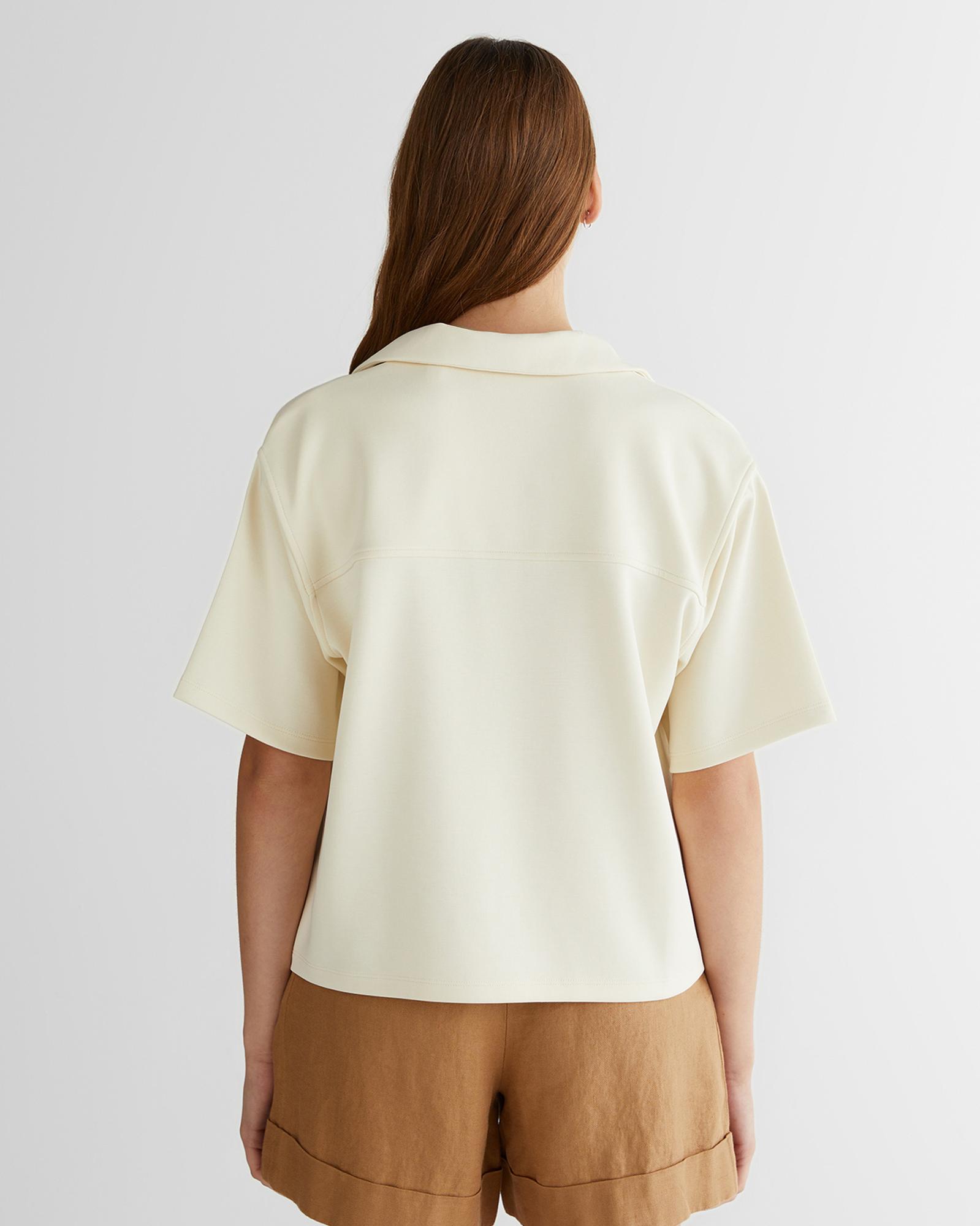 GANT Kadın Krem Logolu Polo