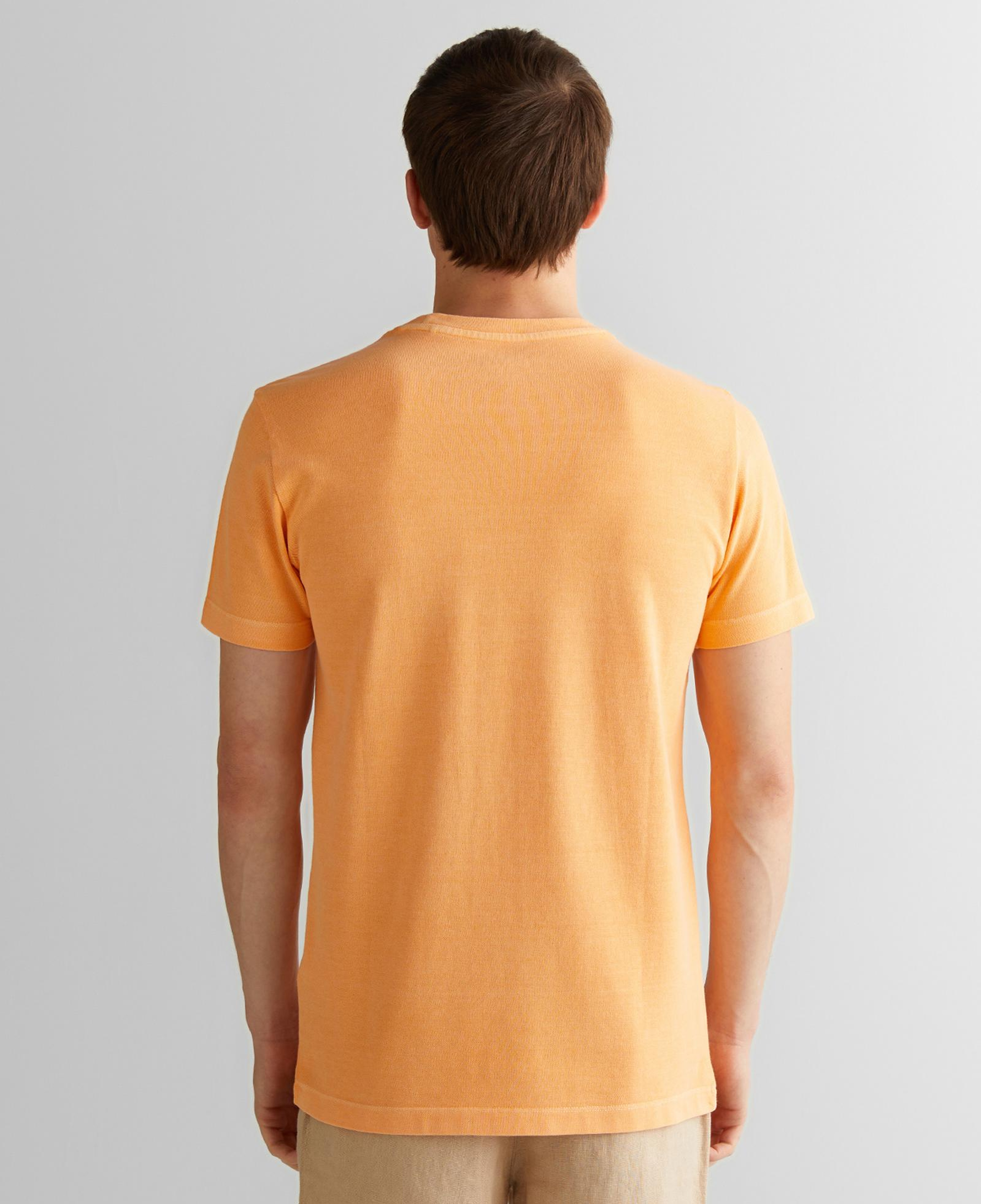 GANT Erkek Turuncu Slim Fit Bisiklet Yaka T-Shirt