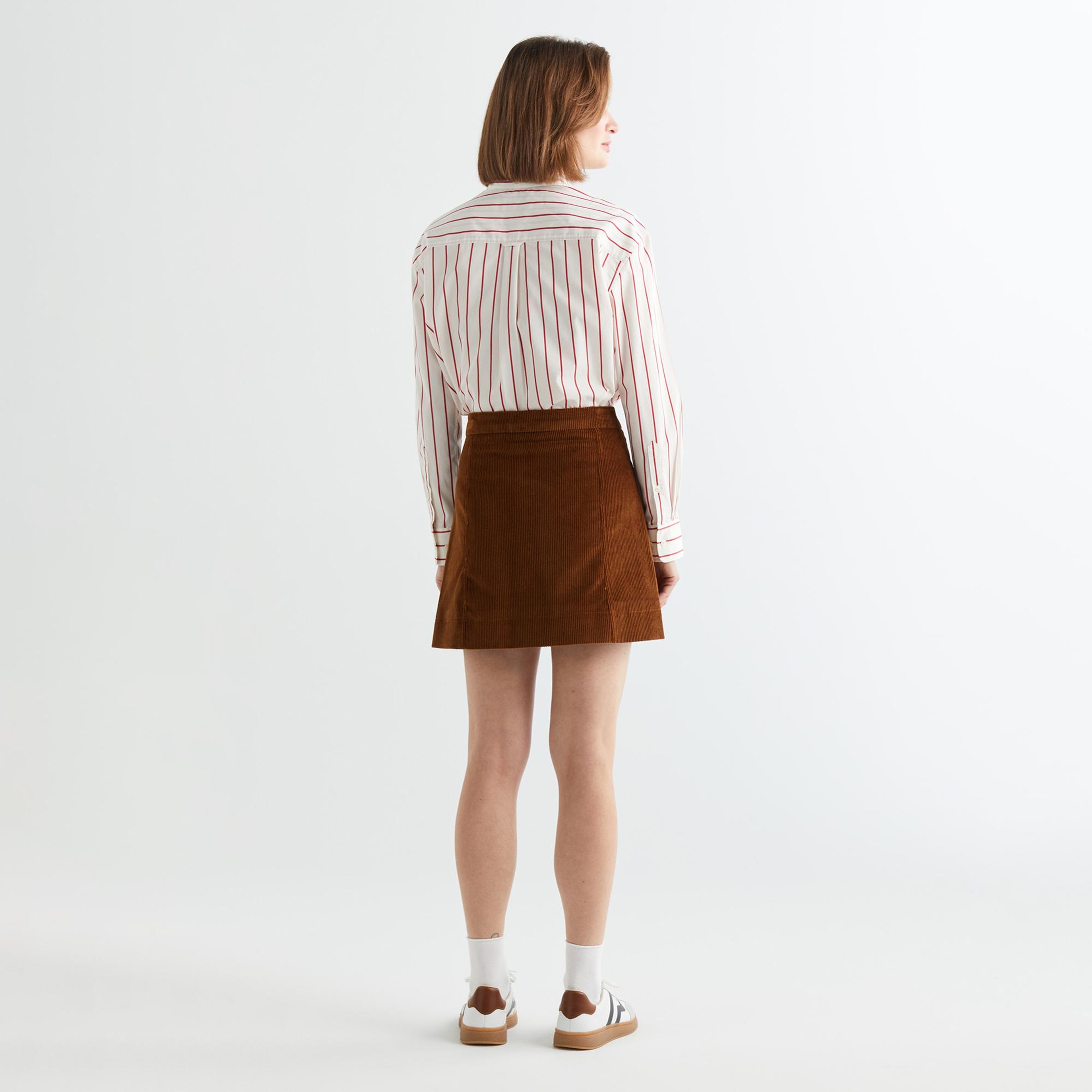 GANT Kadın Kahverengi Regular Fit Etek