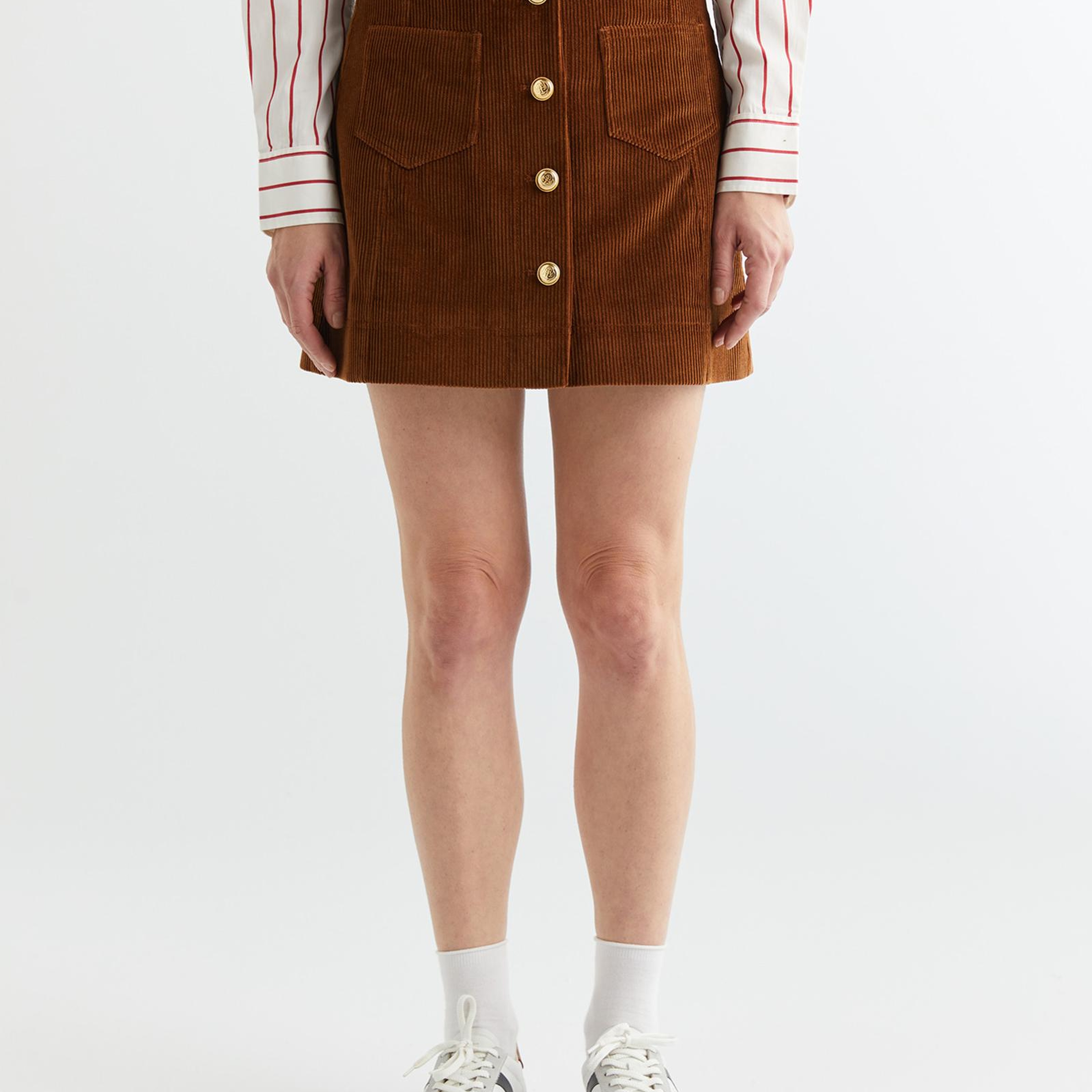 GANT Kadın Kahverengi Regular Fit Etek