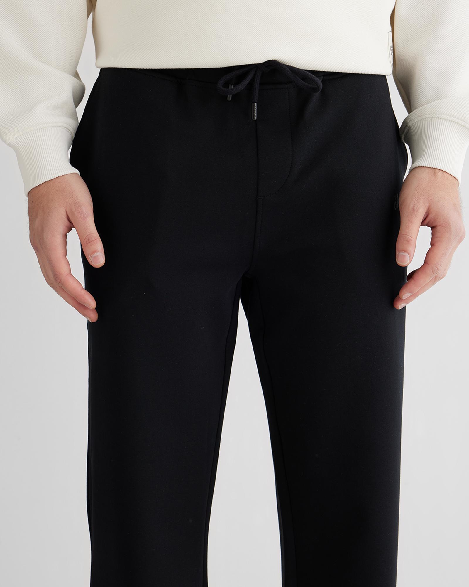 GANT Erkek Siyah Regular Fit Eşofman Altı