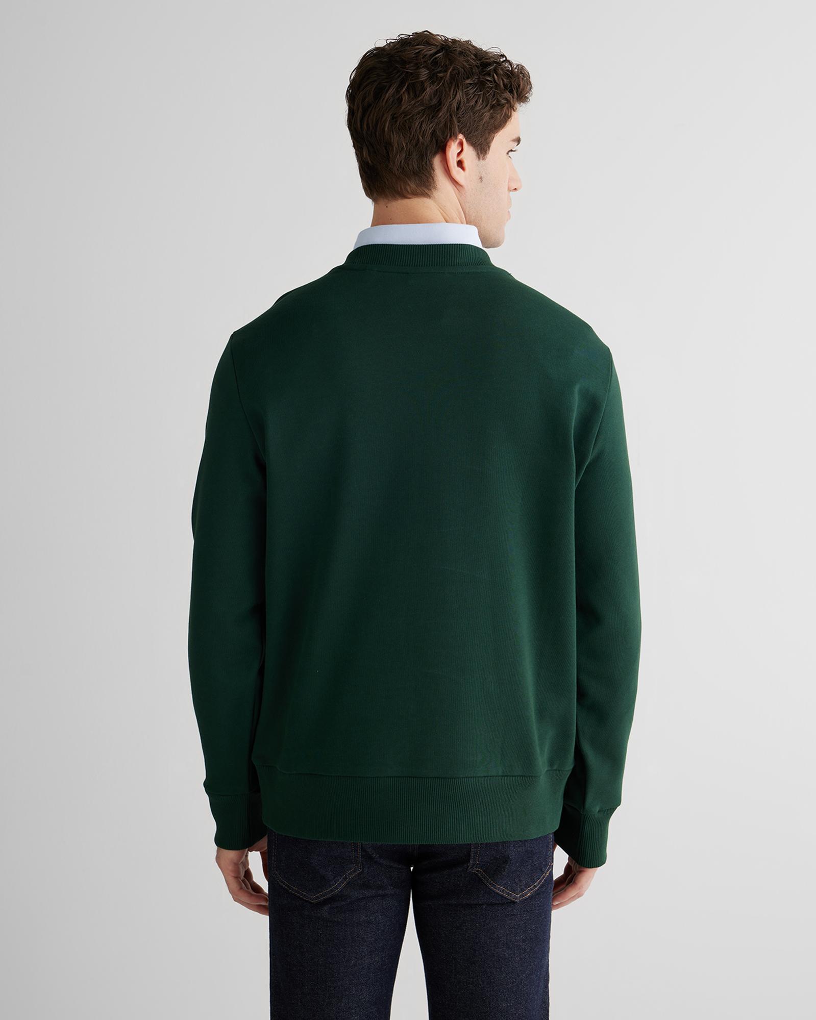 GANT Erkek Yeşil Regular Fit Sweatshirt