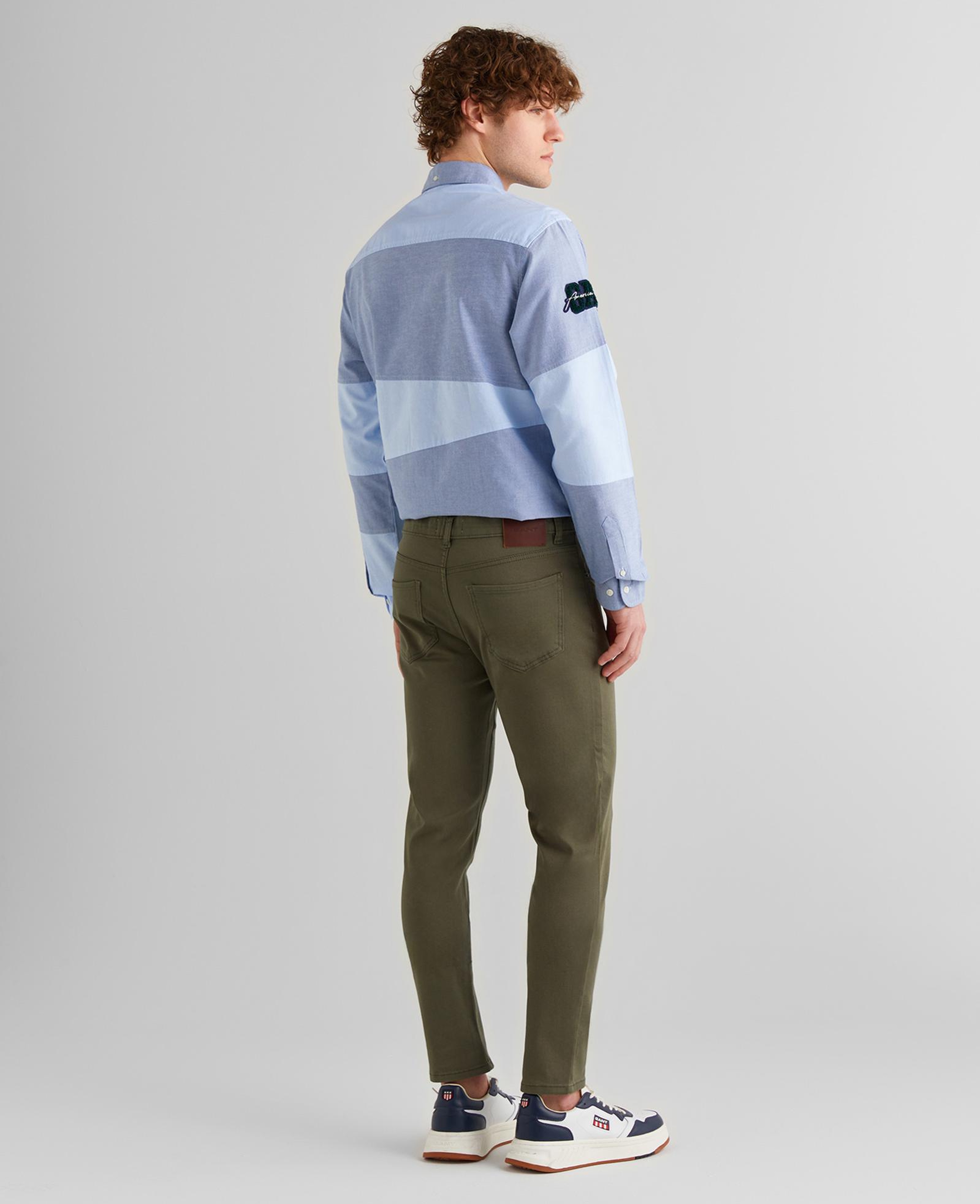 GANT Erkek Yeşil Slim Fit Pantolon