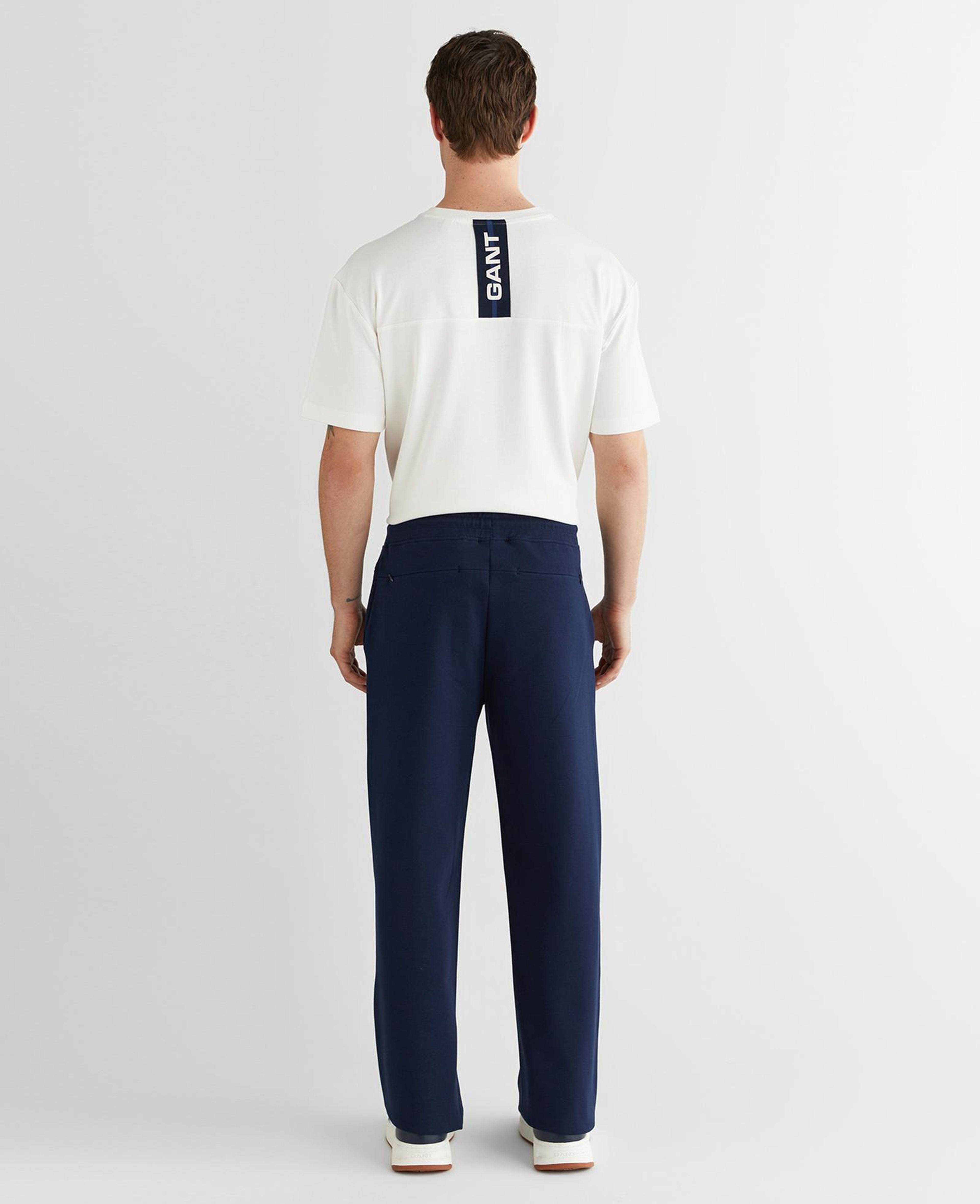 GANT Erkek Lacivert Regular Fit Baskılı Eşofman Altı
