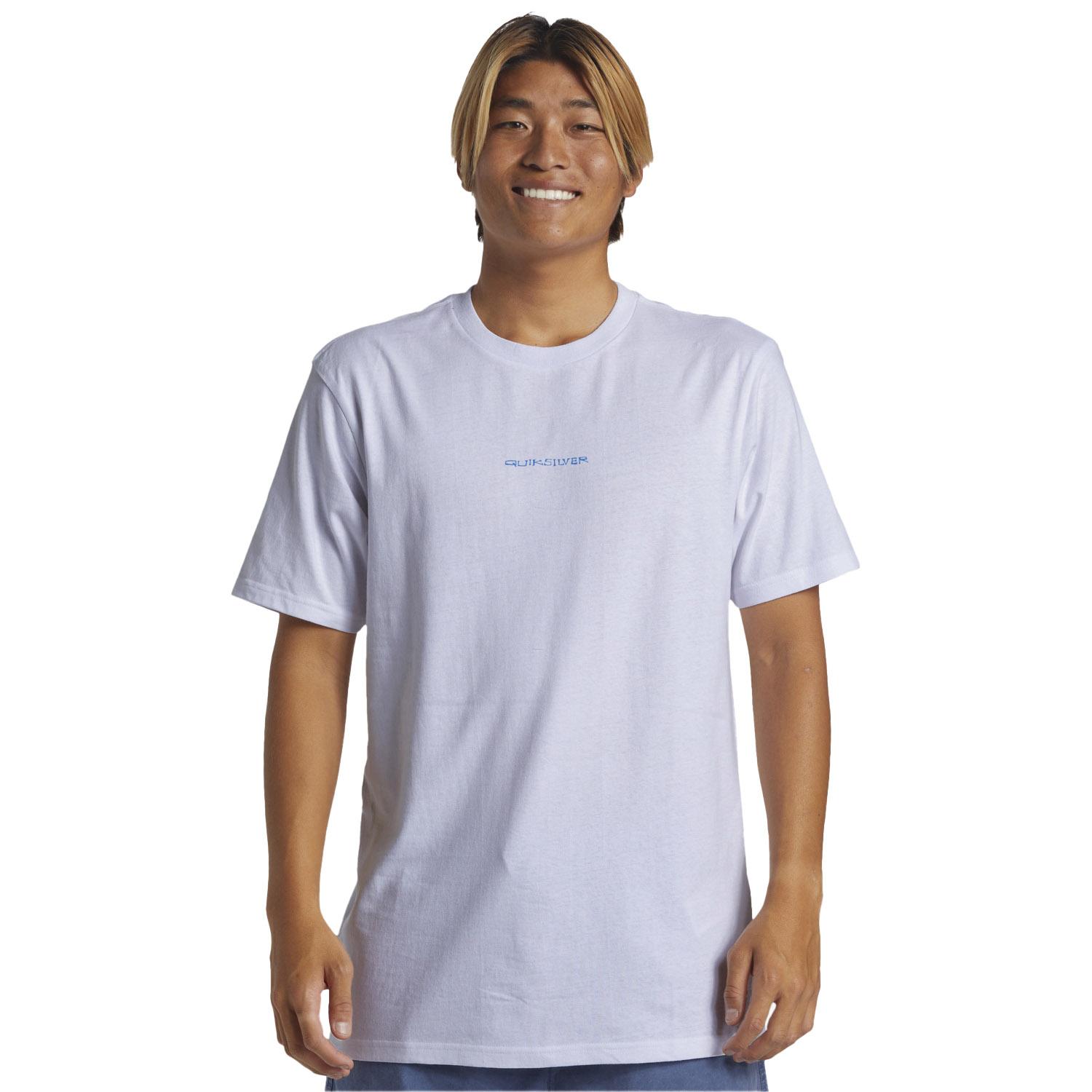 Quiksilver Surf Safari Moe Erkek Beyaz Tişört