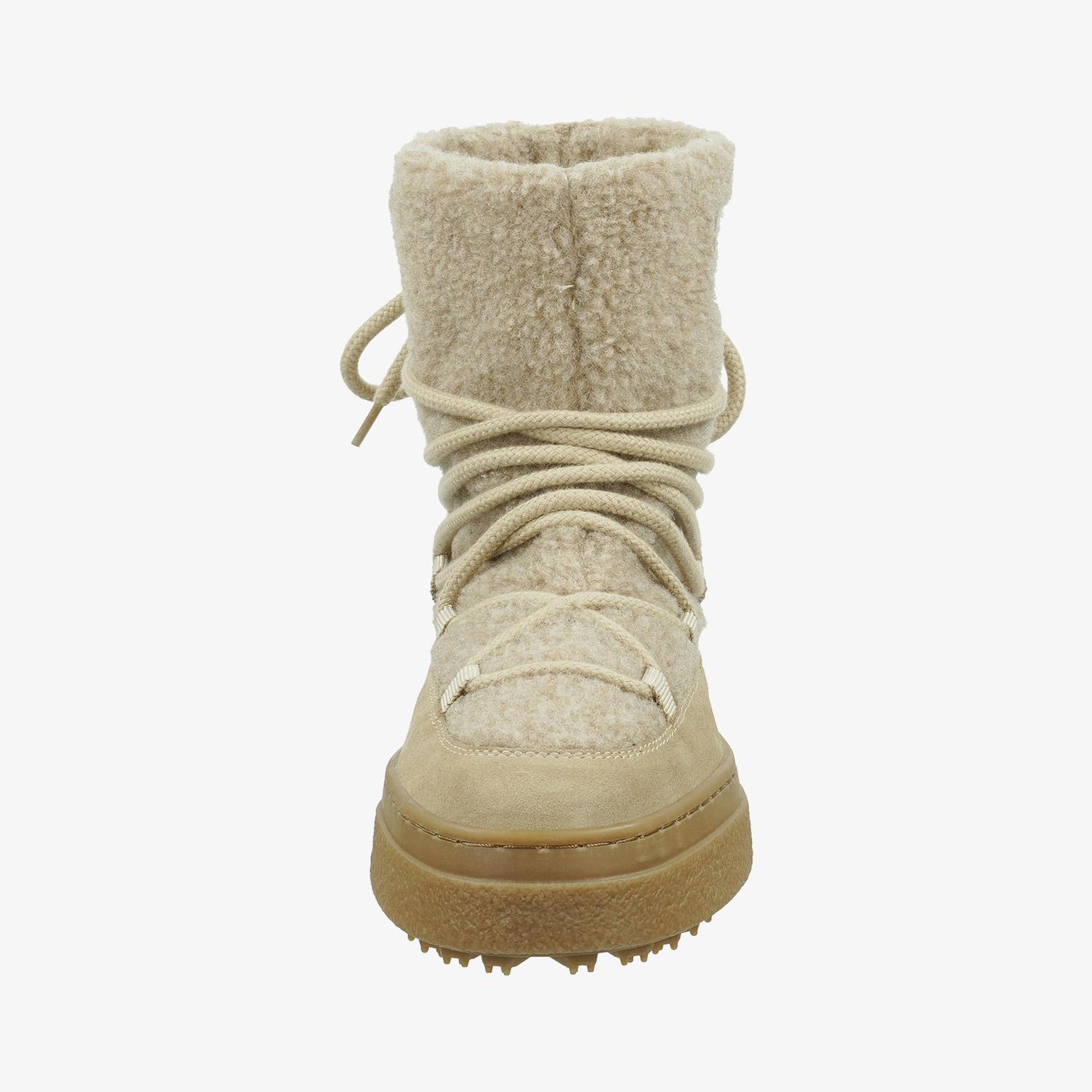 GANT Kadın Bej Bağcıklı Snowhill Yün Bot