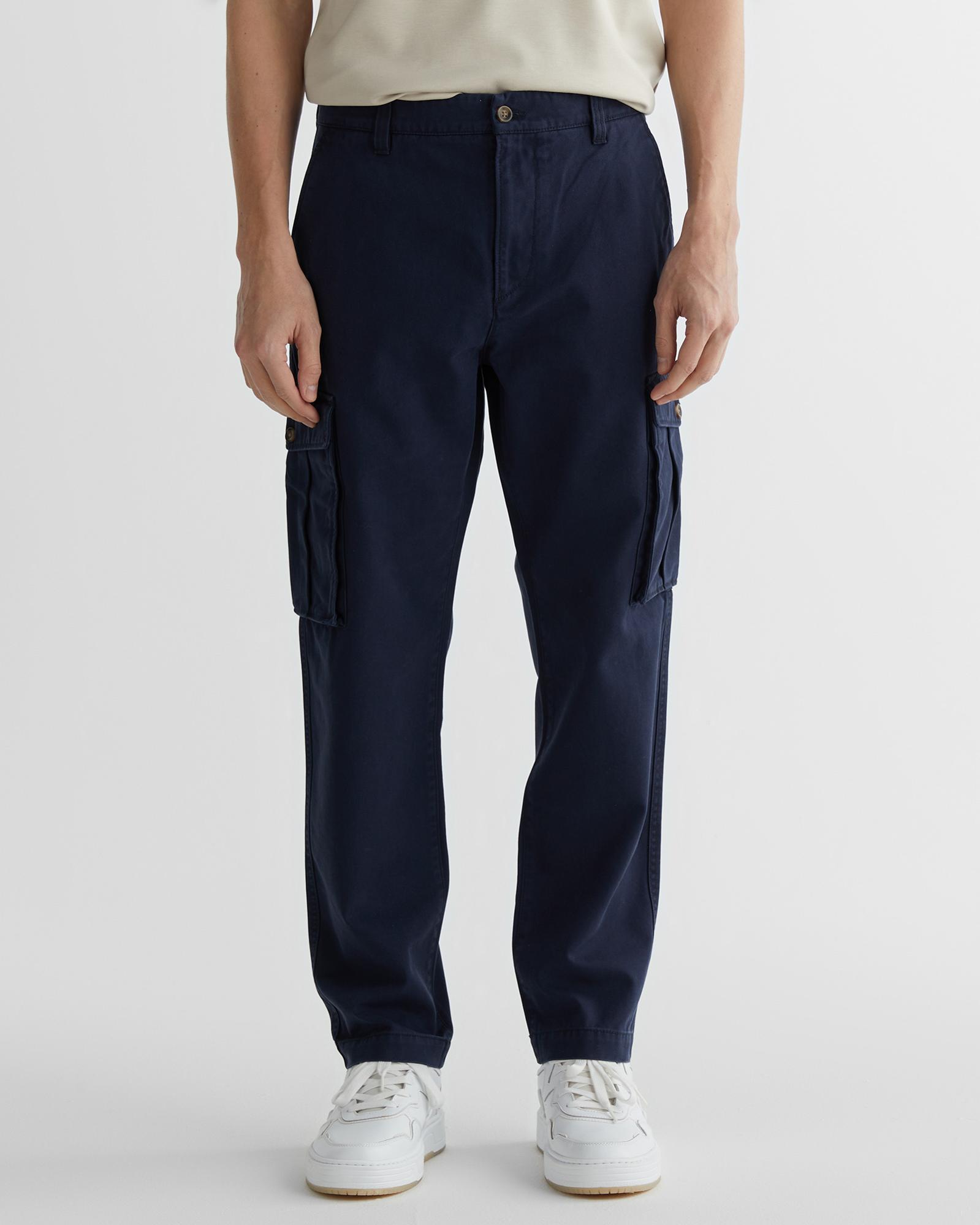 GANT Erkek Lacivert Relaxed Fit Pantolon