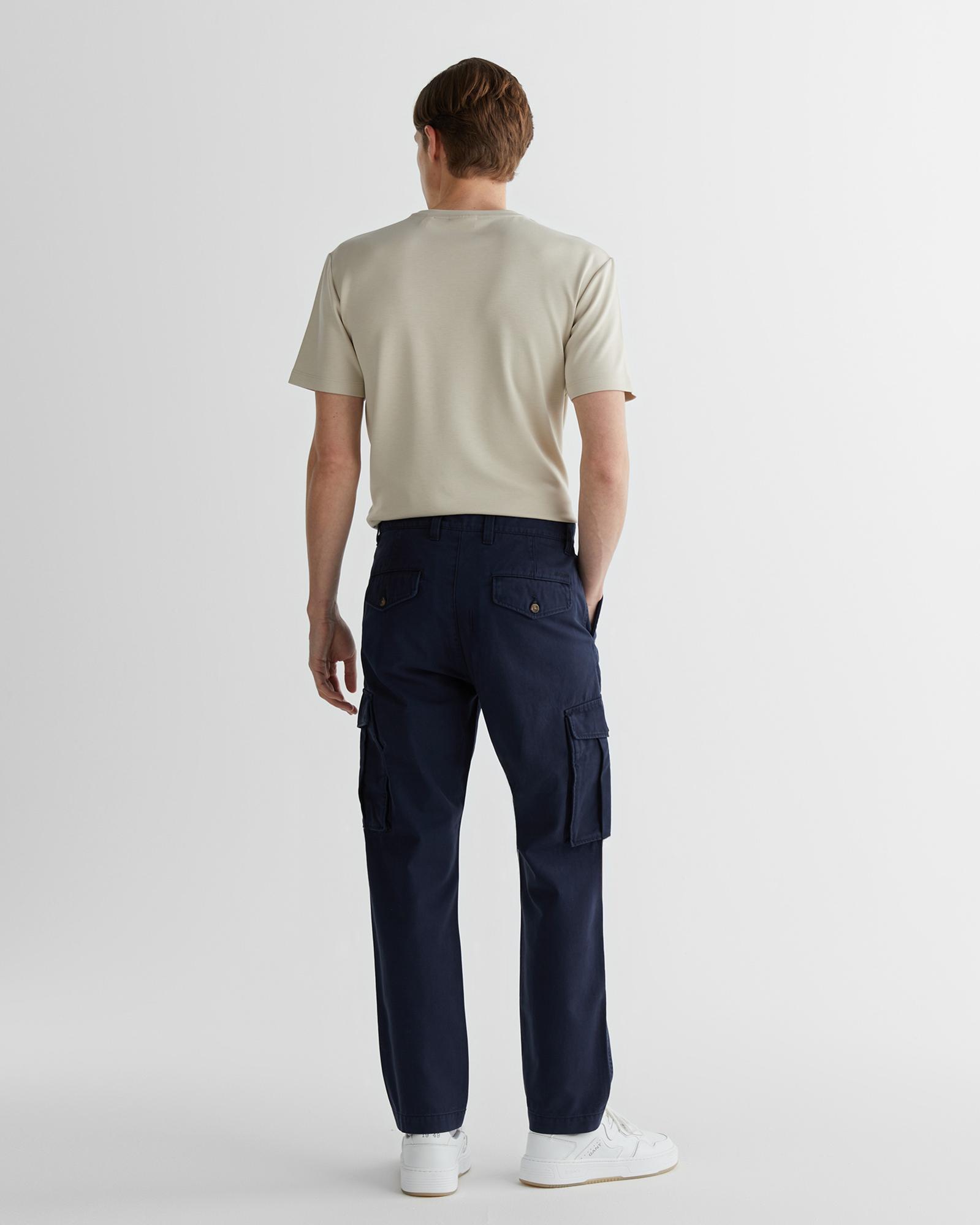GANT Erkek Lacivert Relaxed Fit Pantolon