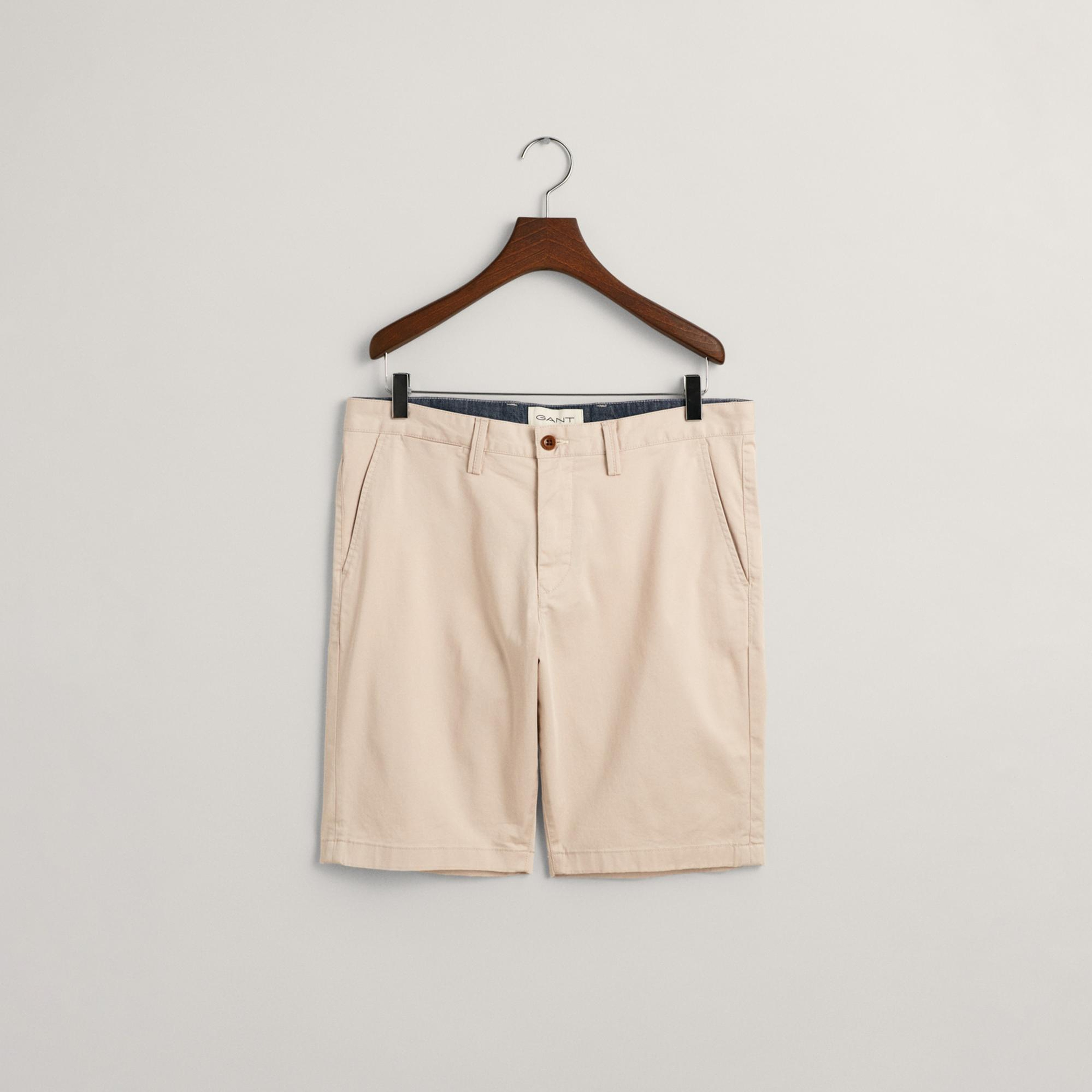 Gant Erkek Krem Relaxed Fit Chino Şort