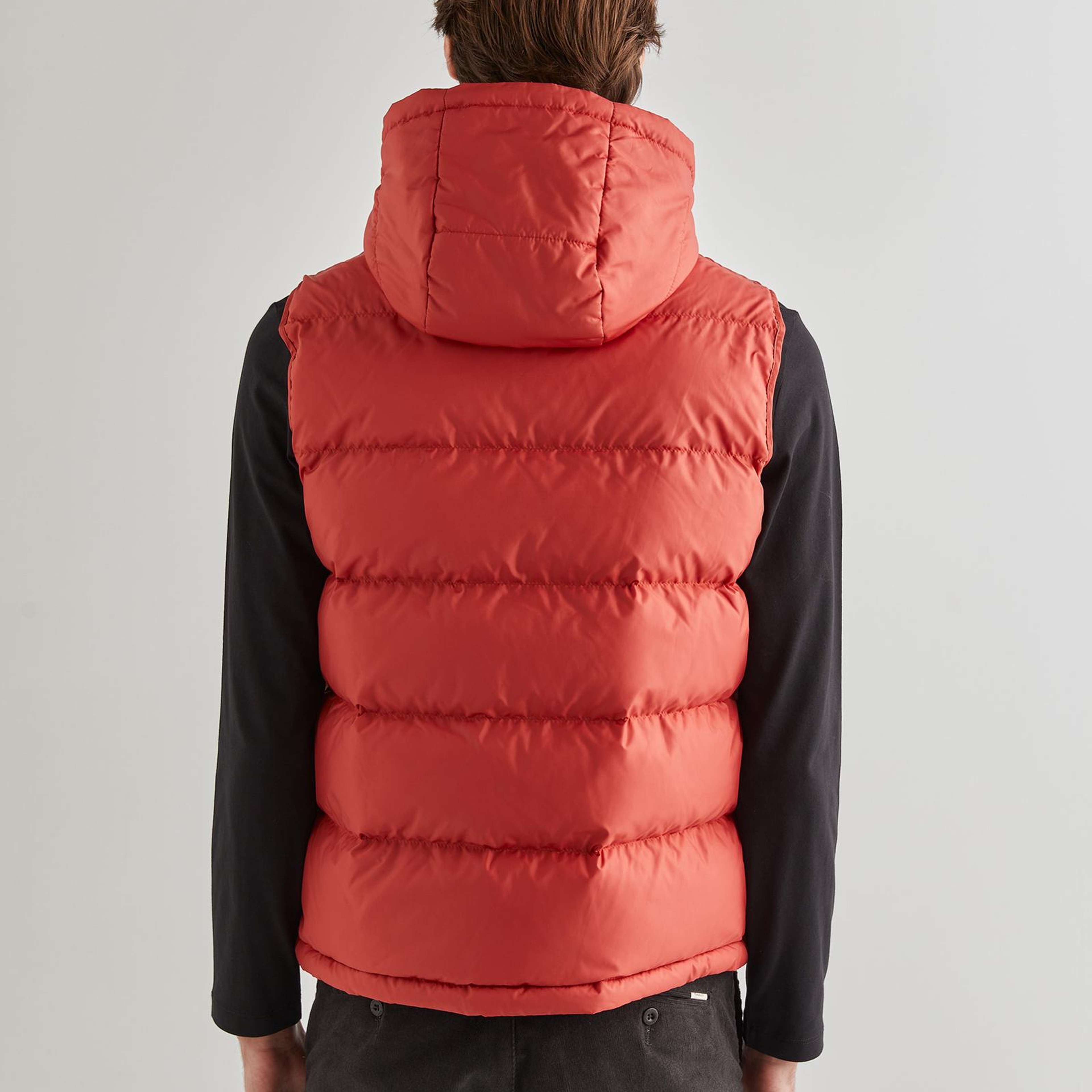 GANT Erkek Kırmızı Kapüşonlu Yelek