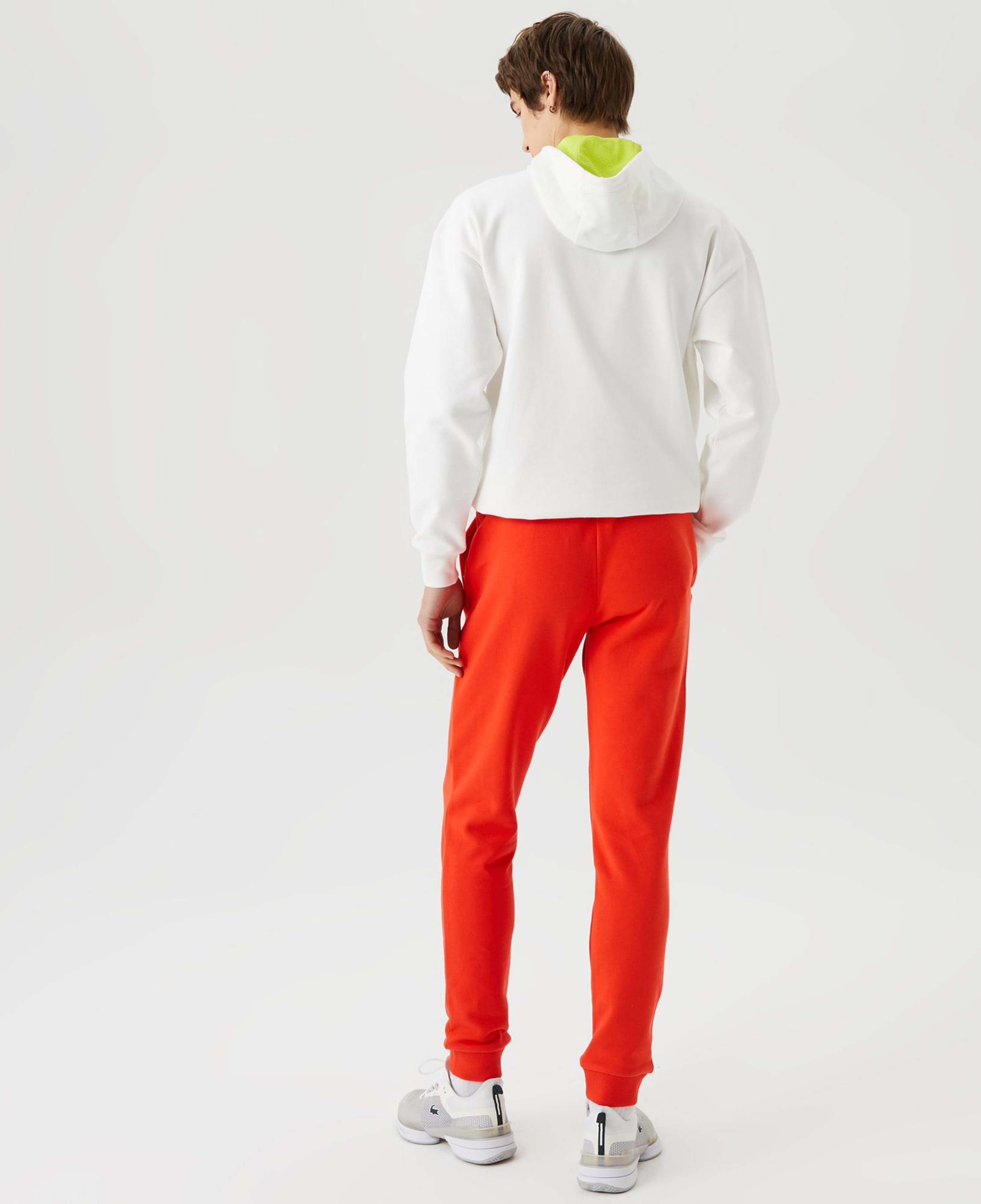 Erkek Slim Fit Baskılı Kırmızı Eşofman Altı