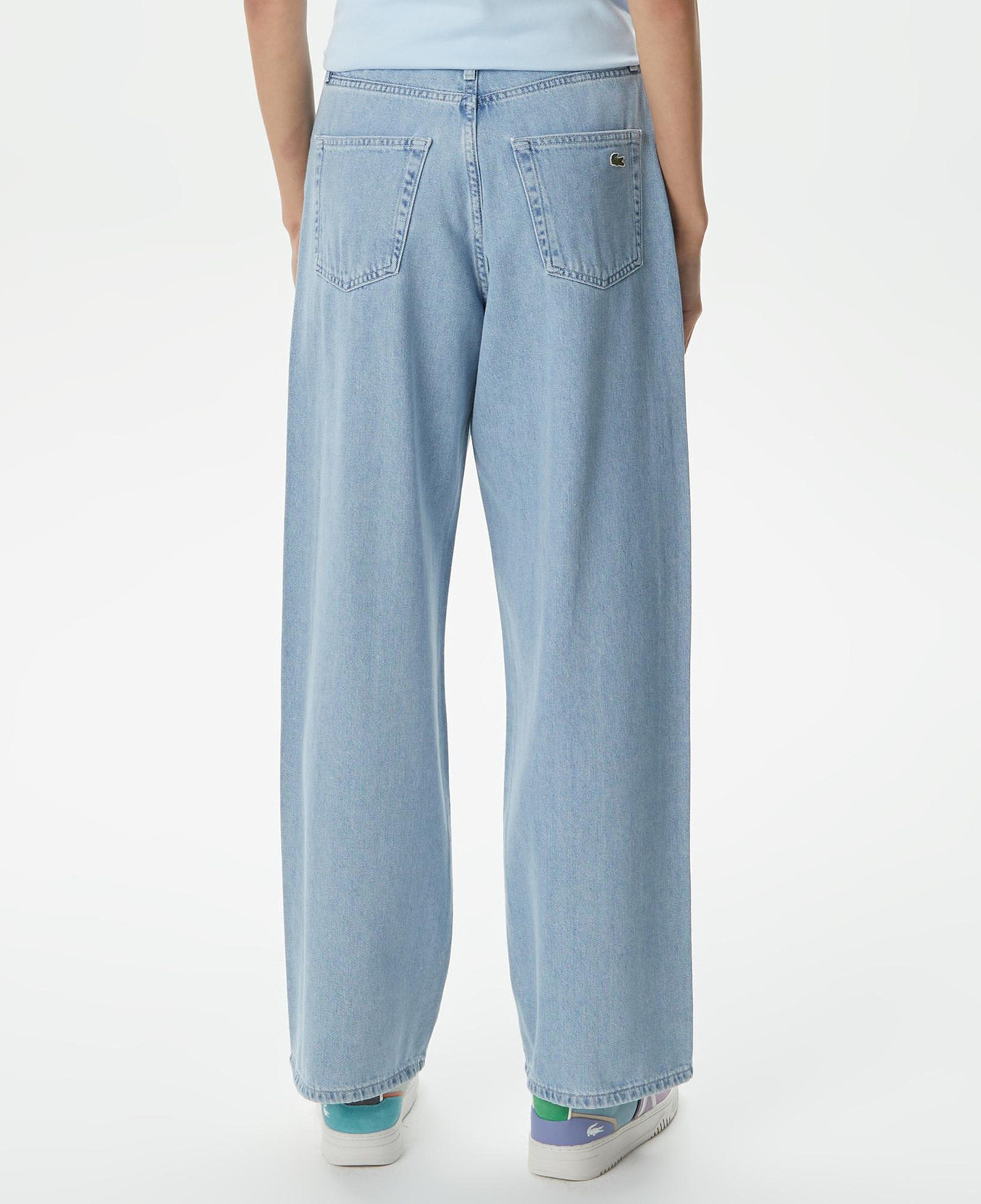 Lacoste Loose Fit Kadın Mavi Pantolon