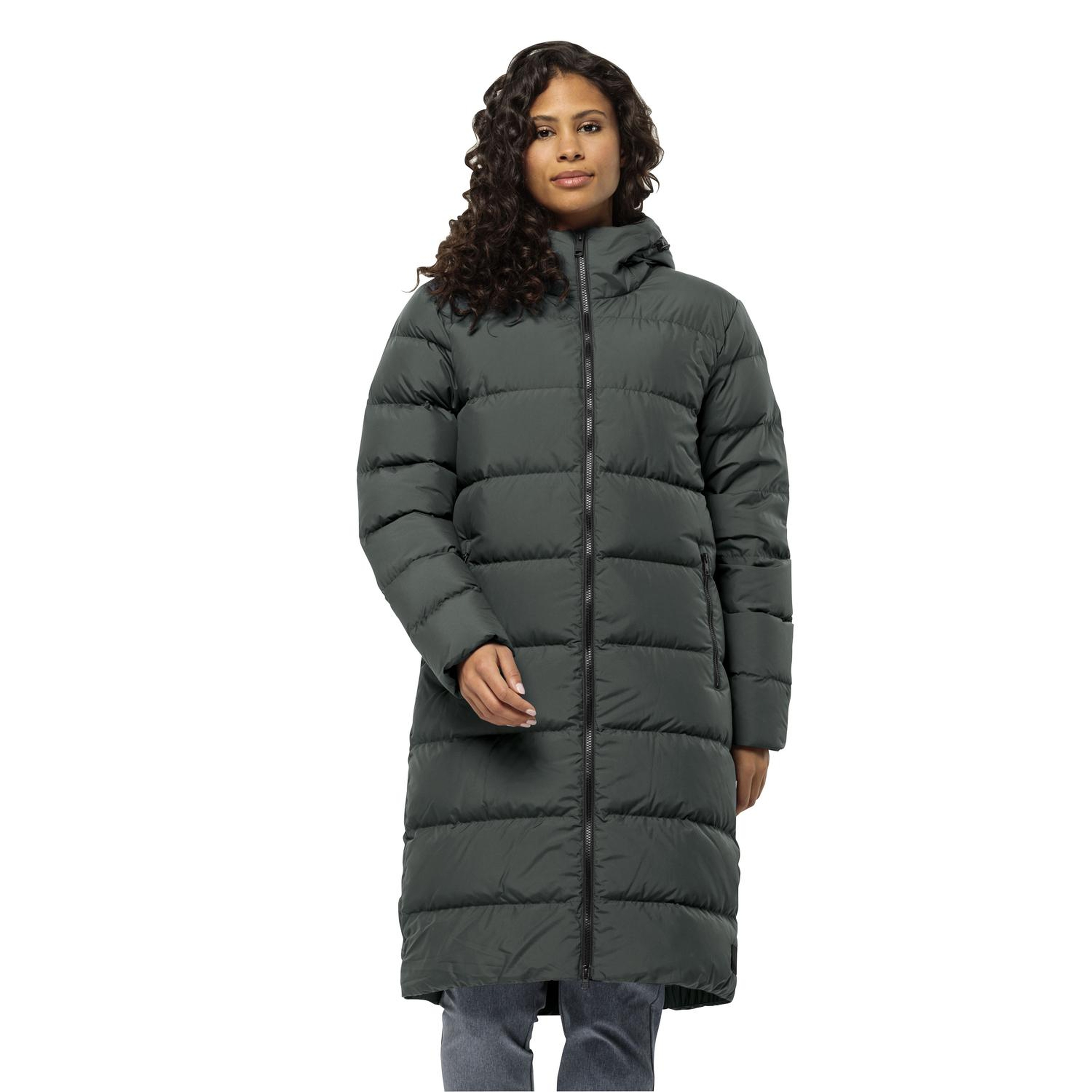 Jack Wolfskin Frozen Palace Coat Kadın Yeşil Outdoor Ceketi