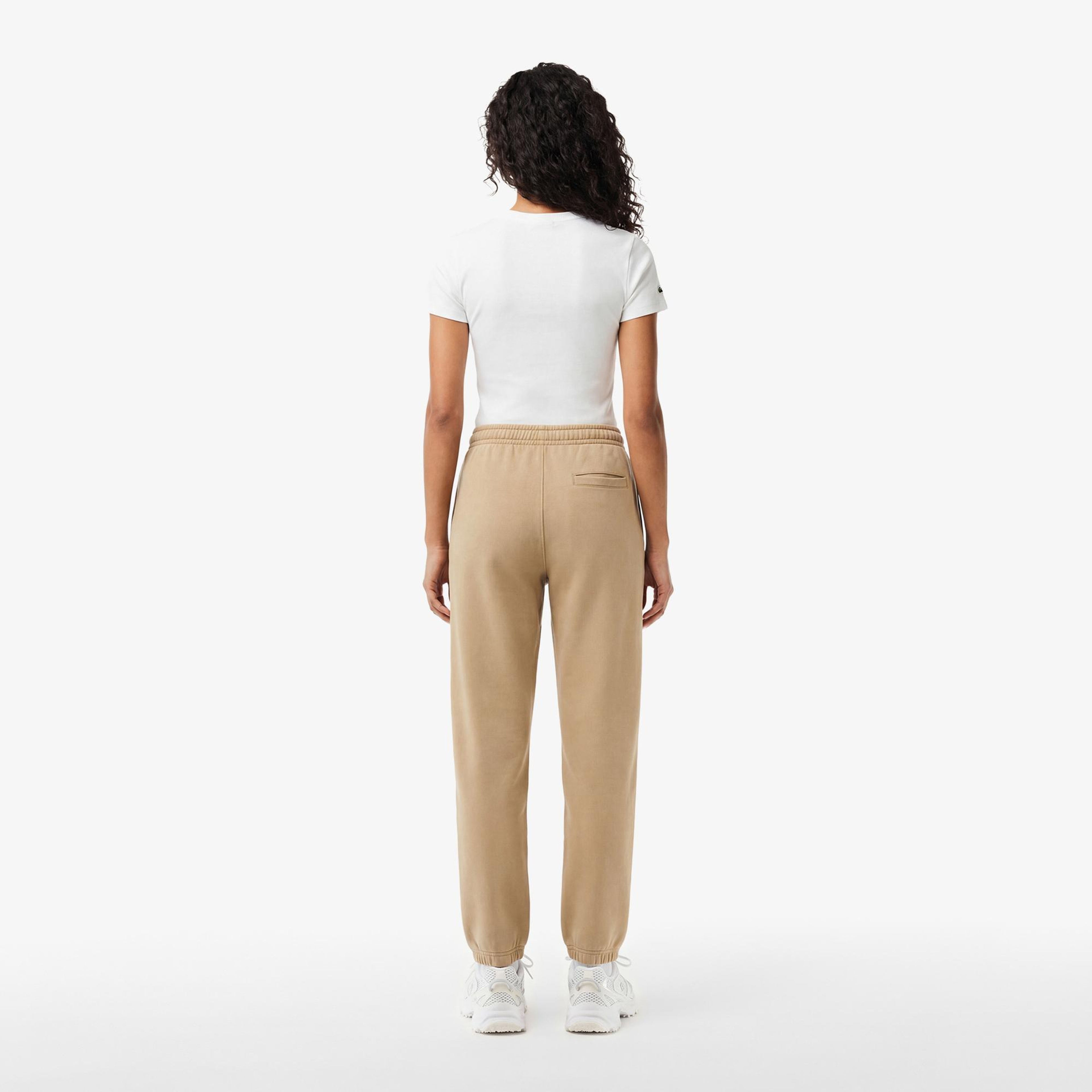 Unisex Regular Fit Bej Eşofman Altı