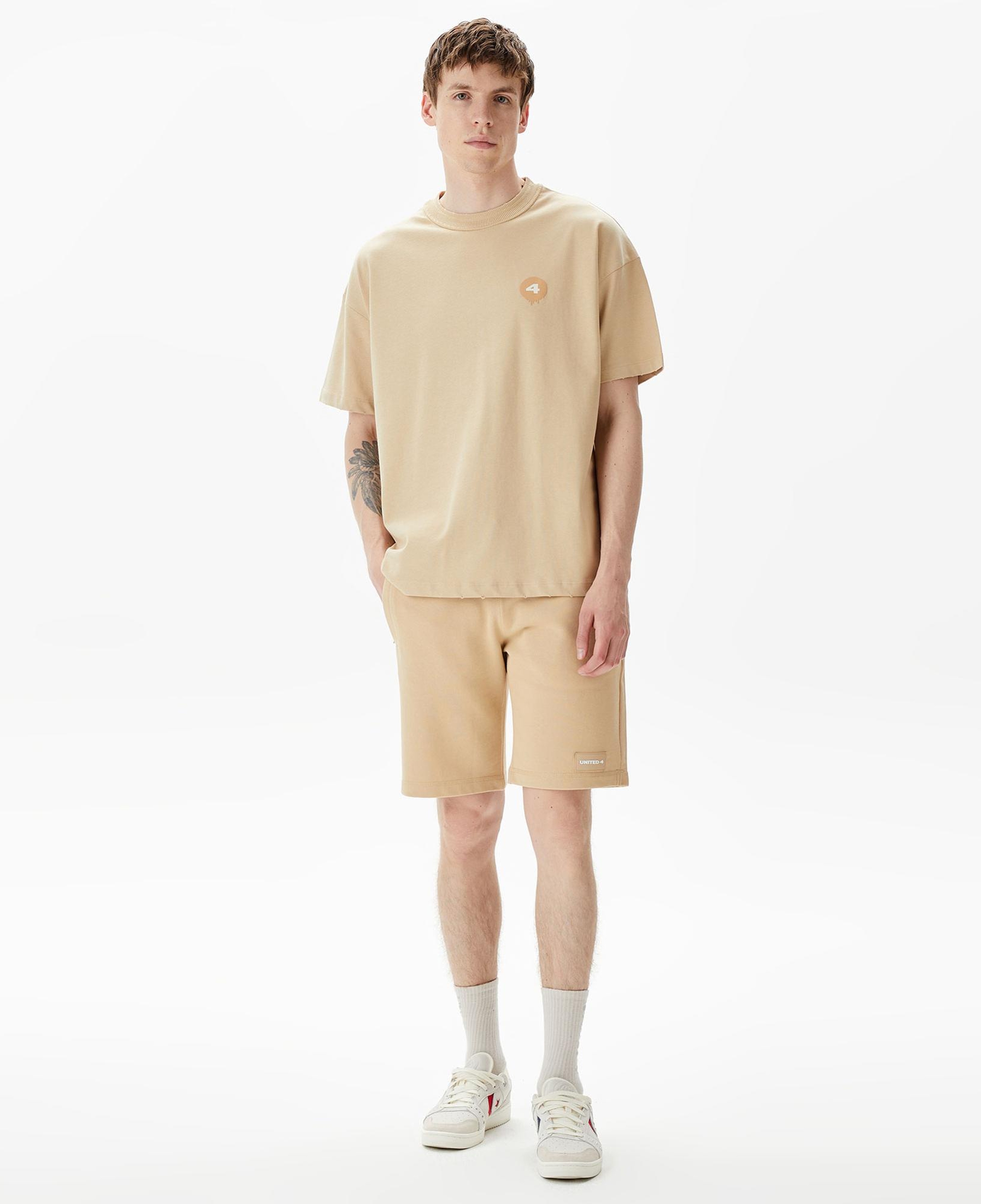 UNITED4 Classic Erkek Krem Şort