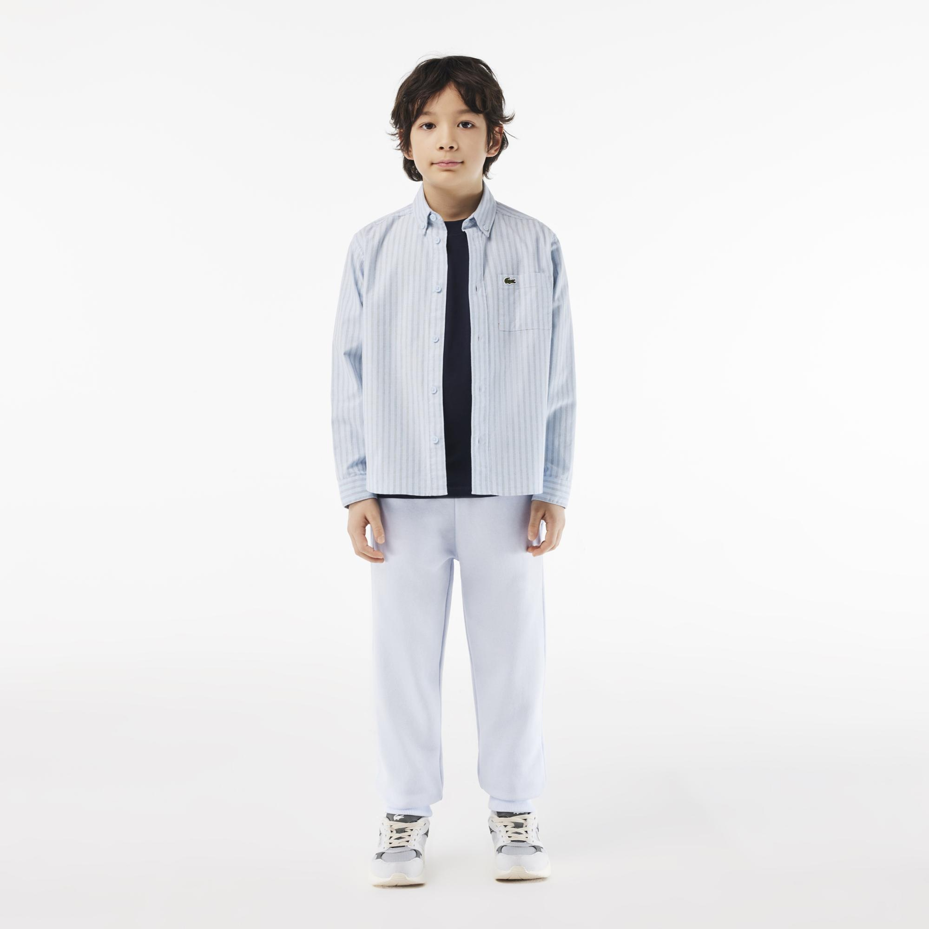 Lacoste Çocuk Bisiklet Yaka Lacivert T-Shirt