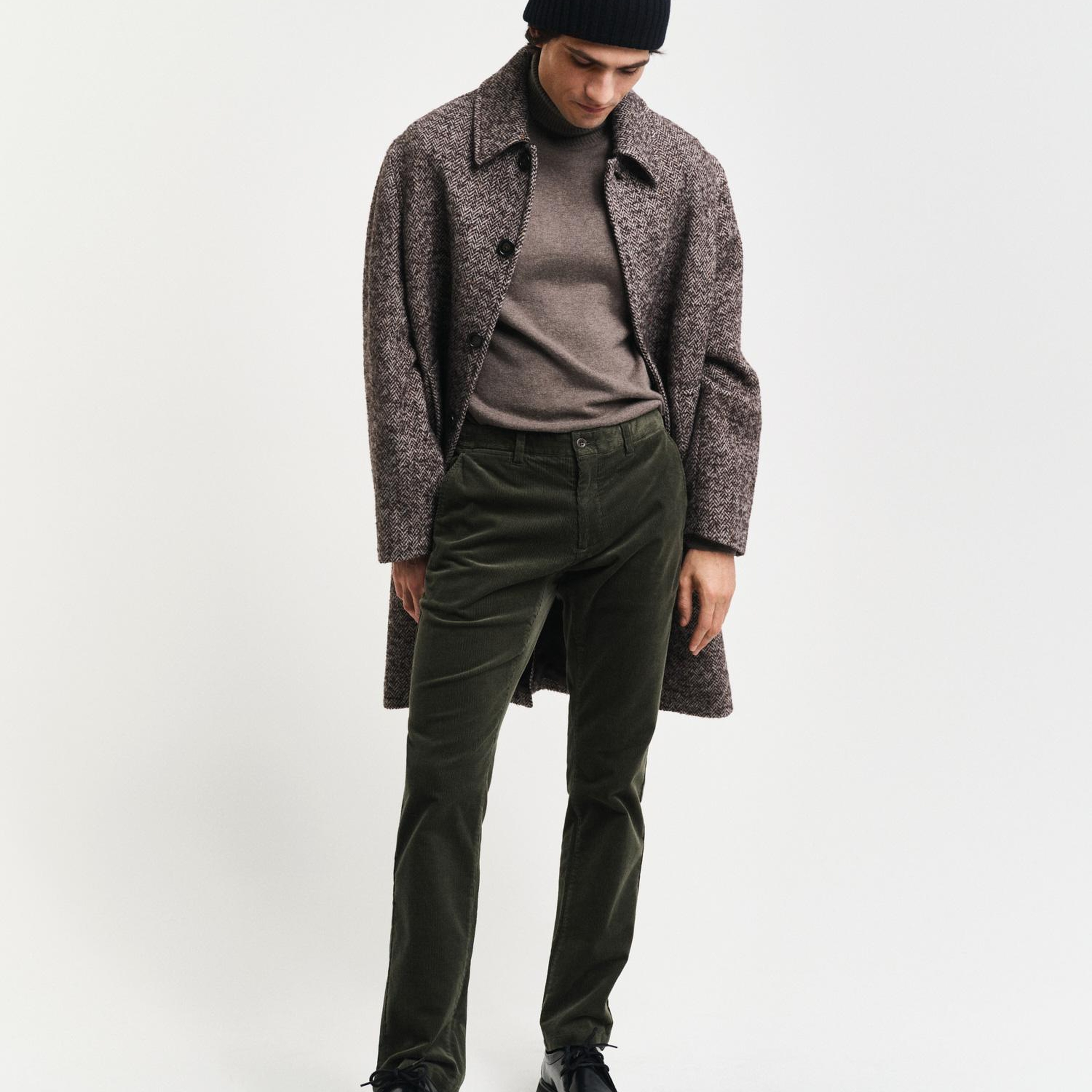 GANT Erkek Yeşil Slim Fit Pantolon