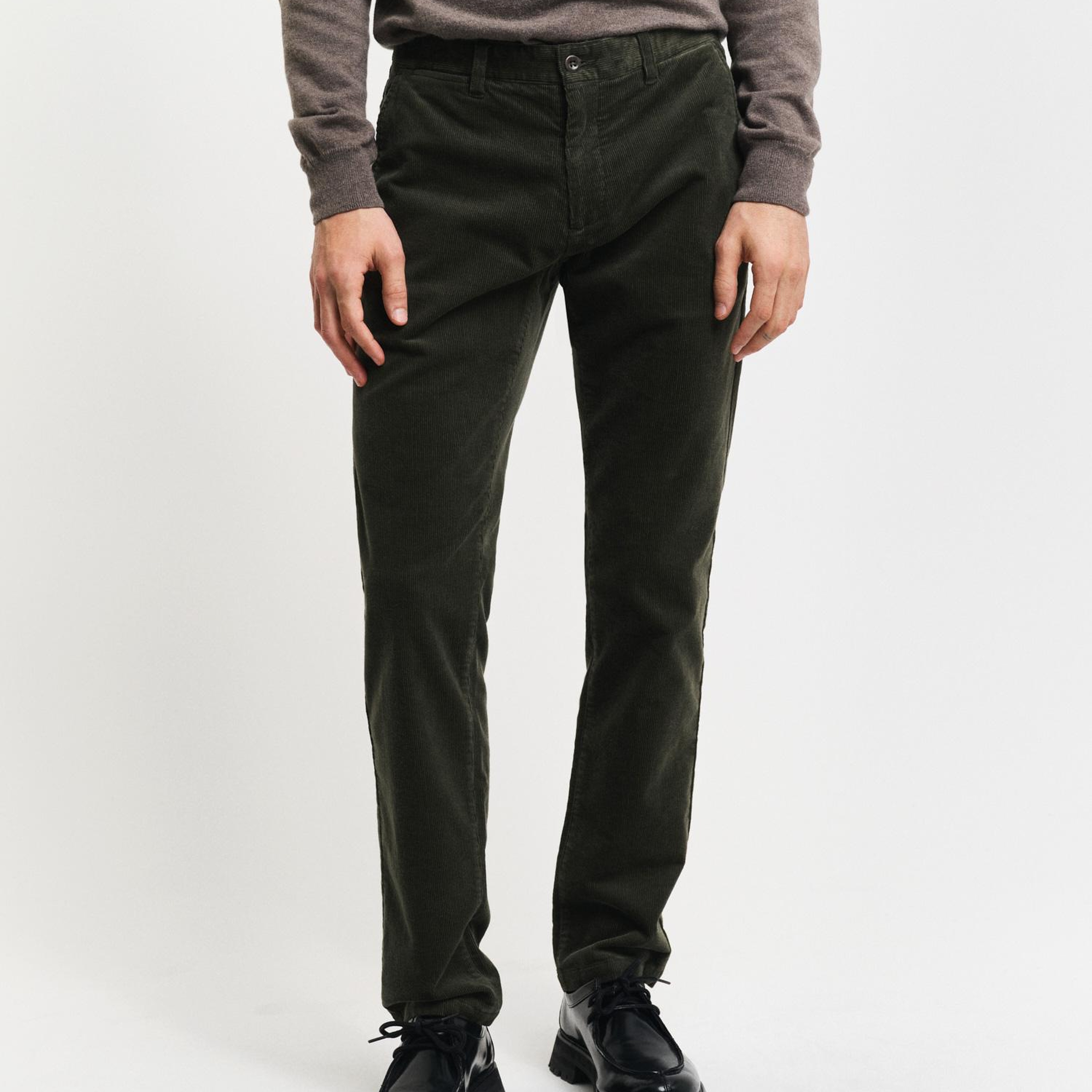 GANT Erkek Yeşil Slim Fit Pantolon