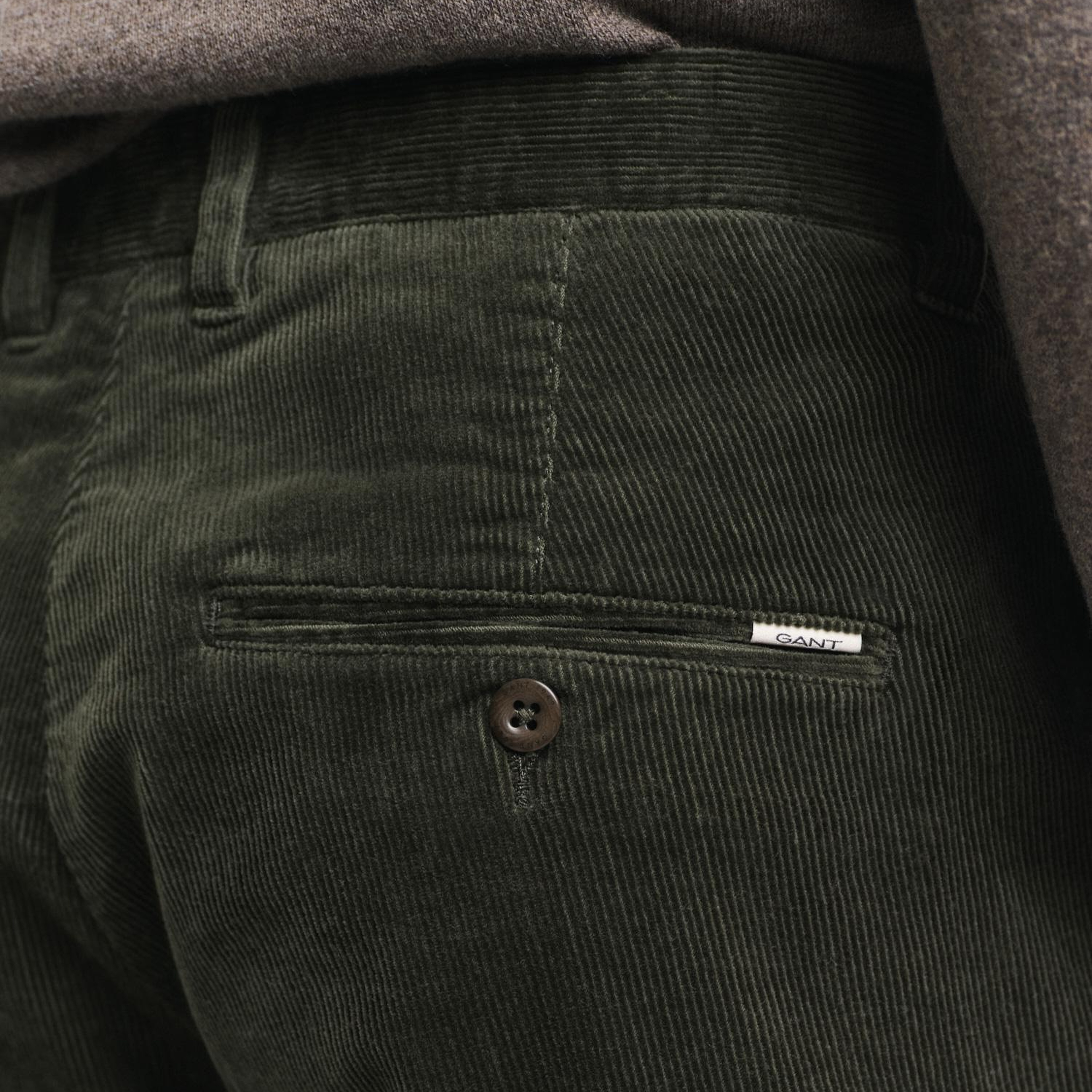 GANT Erkek Yeşil Slim Fit Pantolon