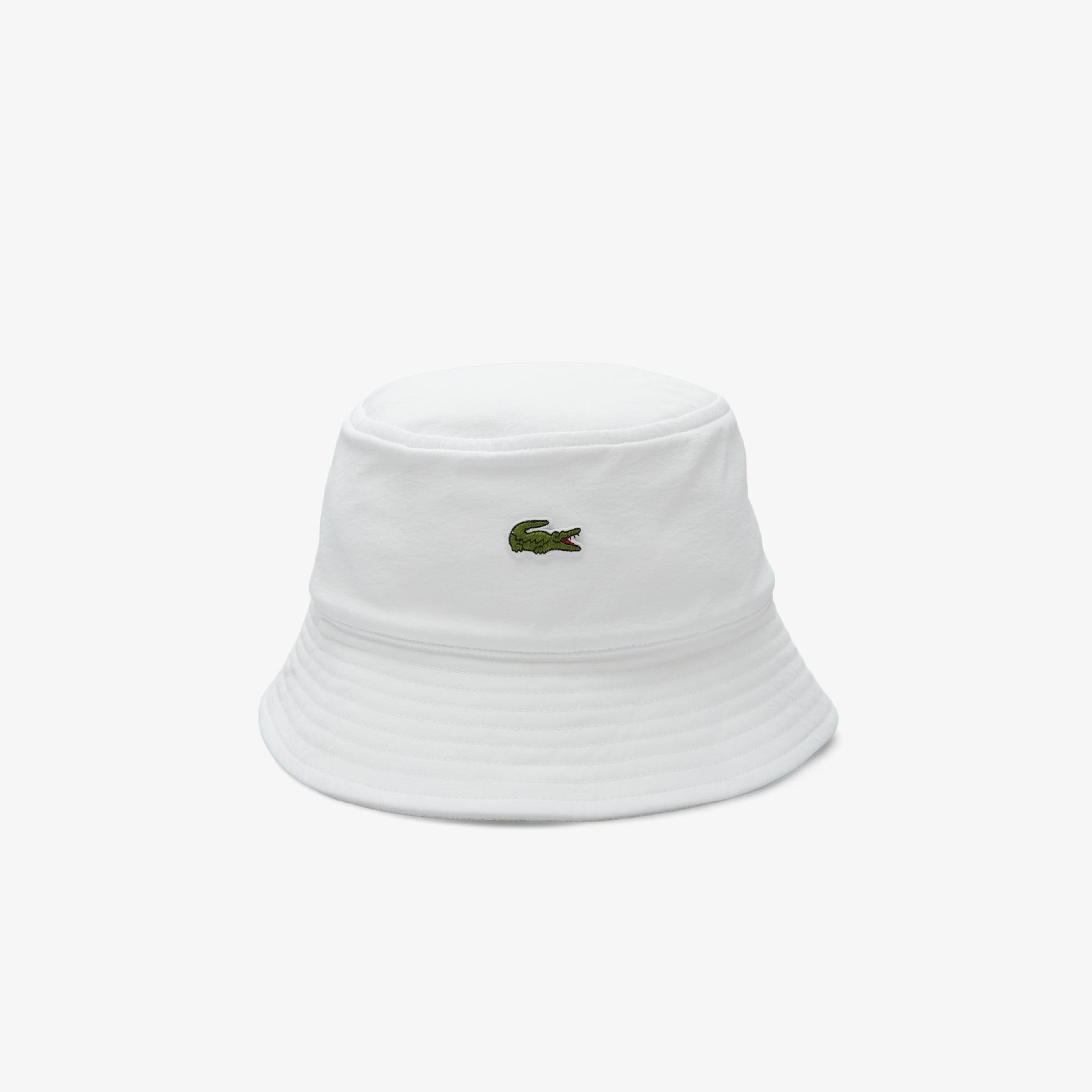 Lacoste Unisex Baskılı Beyaz Şapka