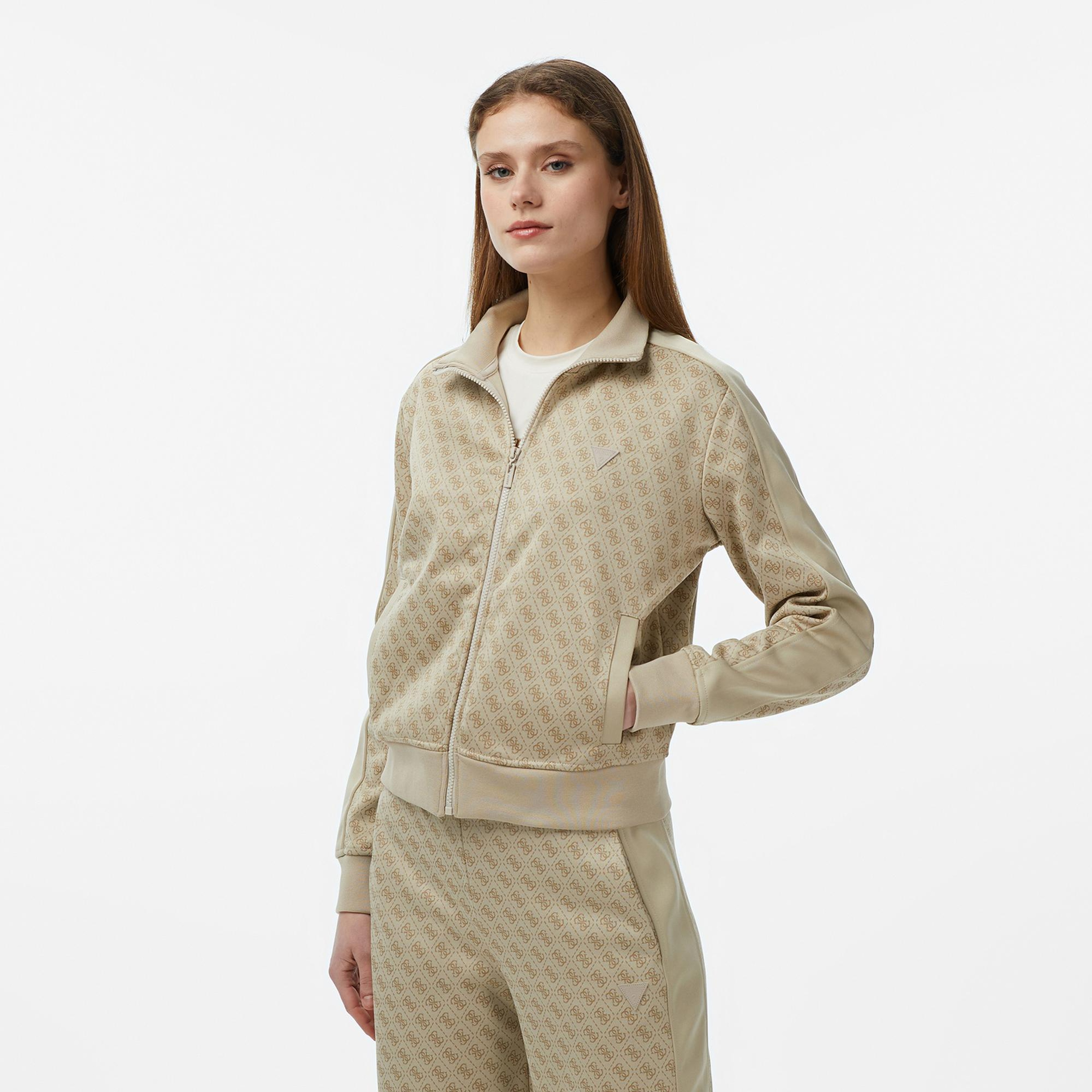 Guess Maya Aktif Kadın Renkli Sweatshirt