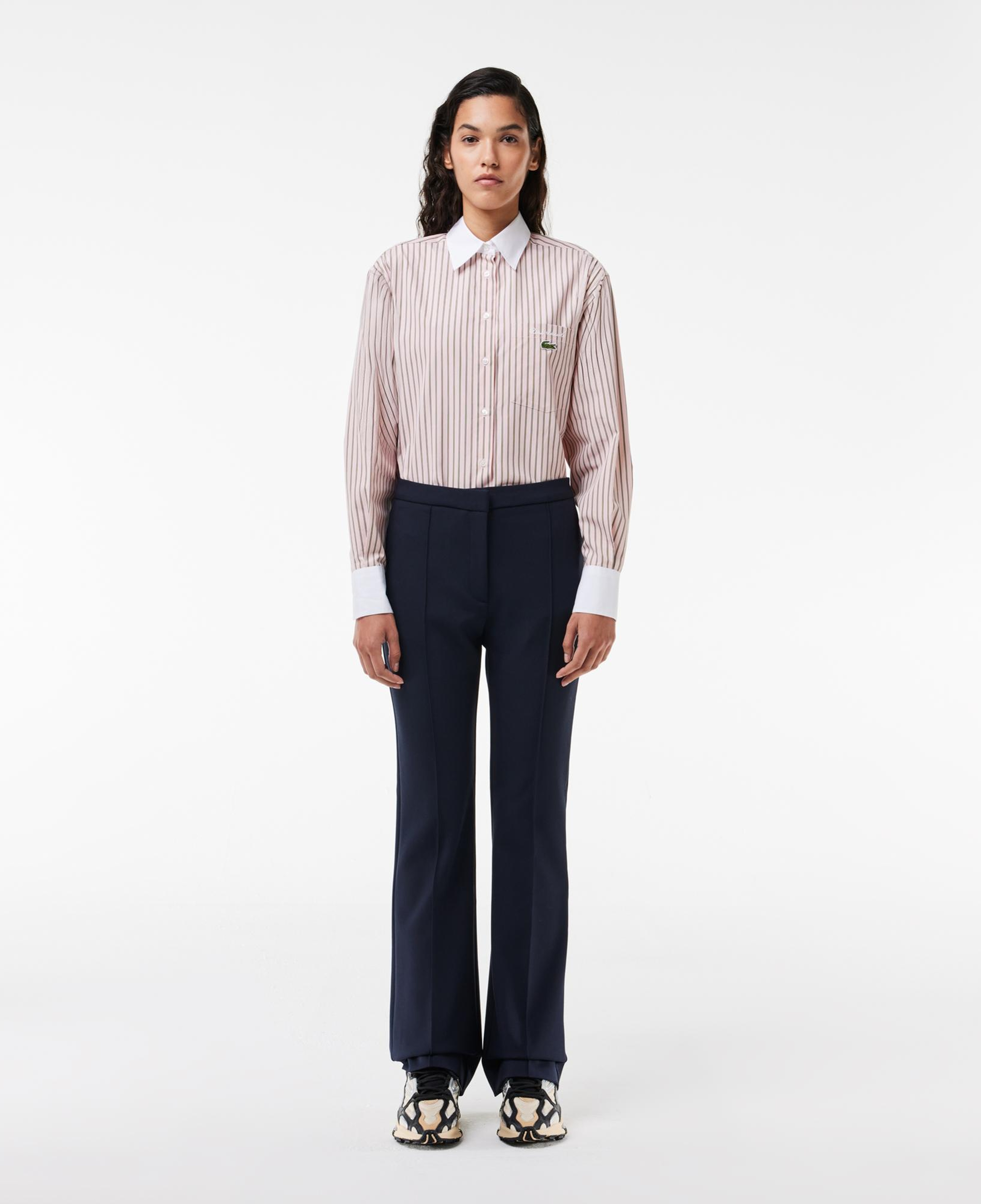 Kadın Flare Fit Lacivert Pantolon