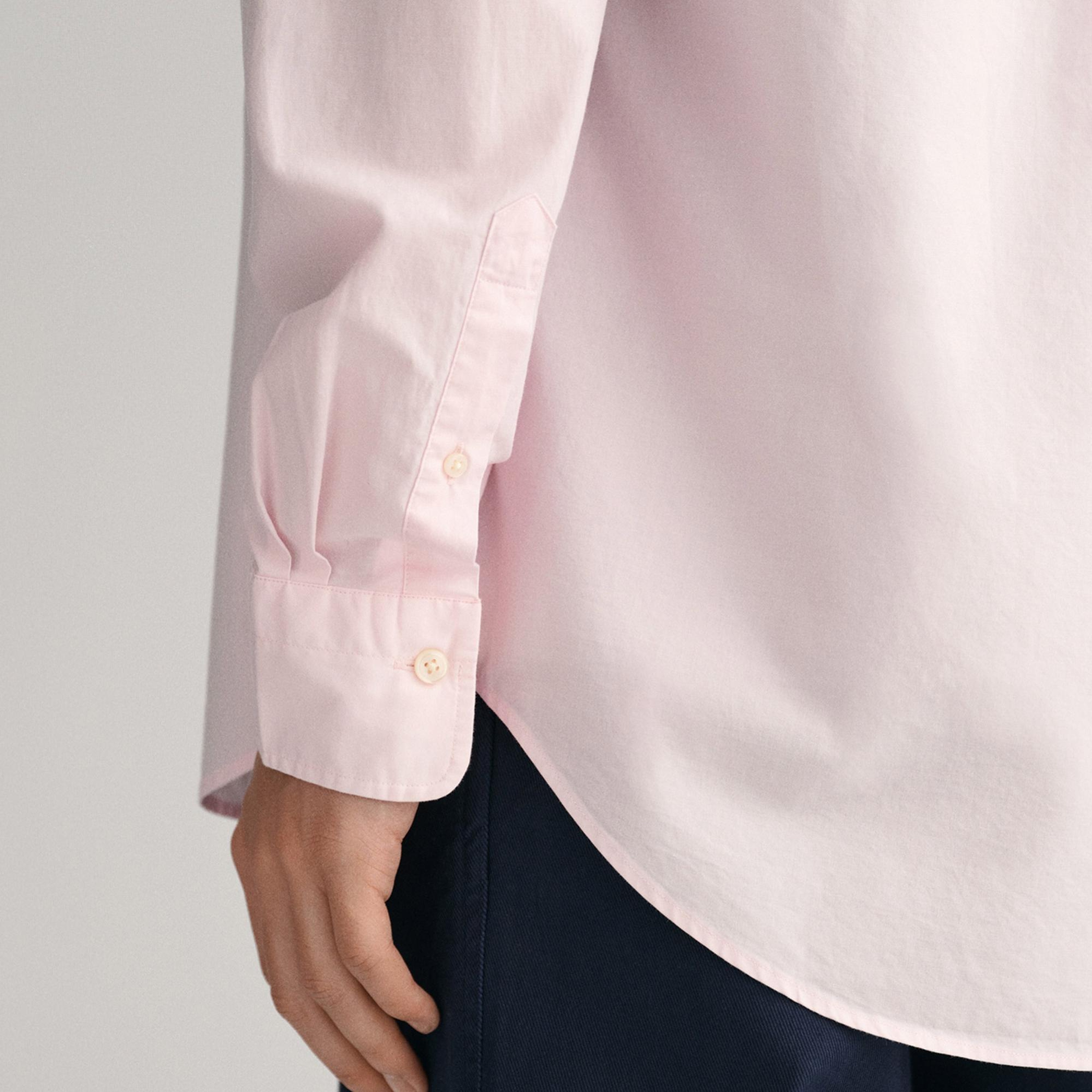 GANT Erkek Pembe Regular Fit Düğmeli Yaka Poplin Gömlek