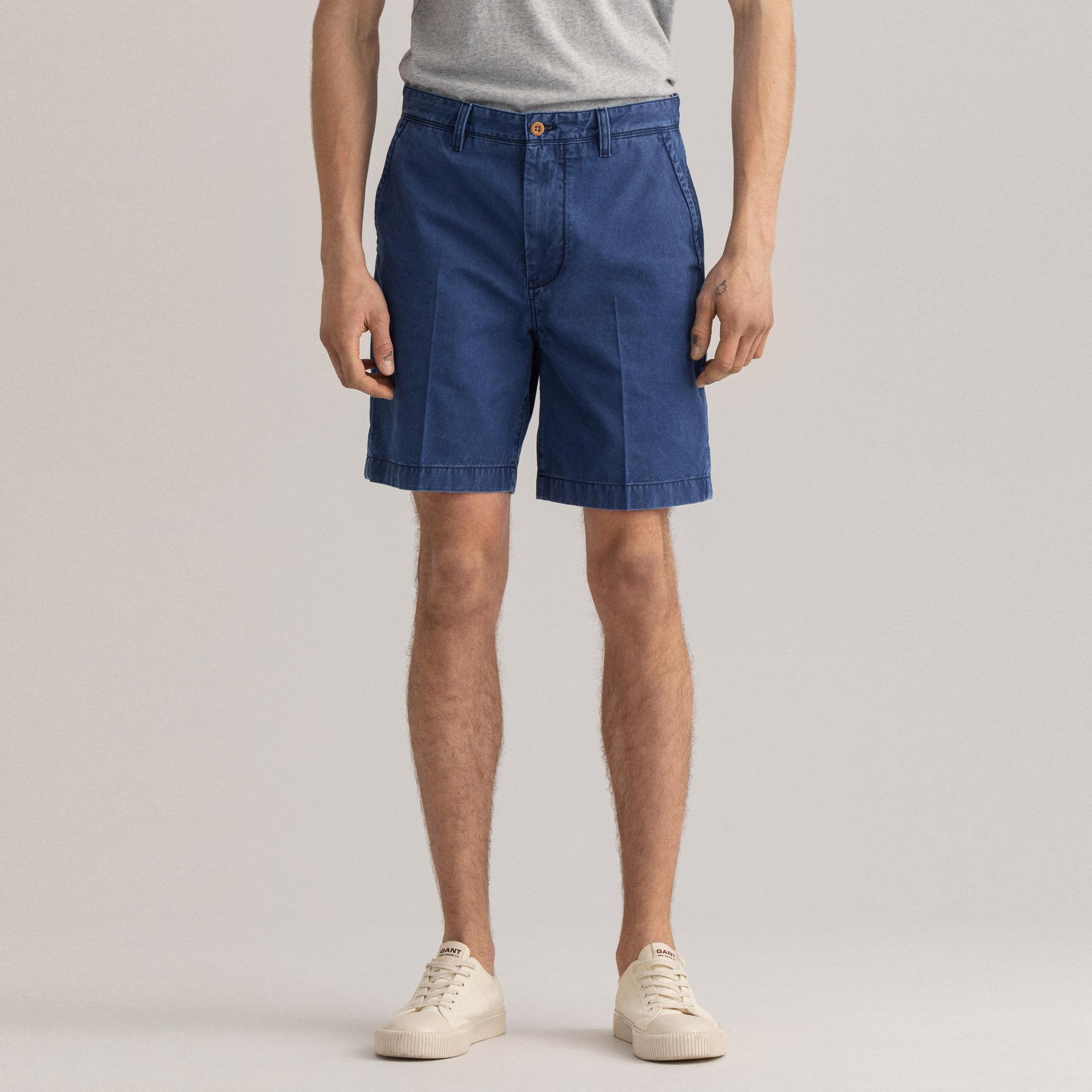 Gant Erkek Lacivert Regular Fit Şort