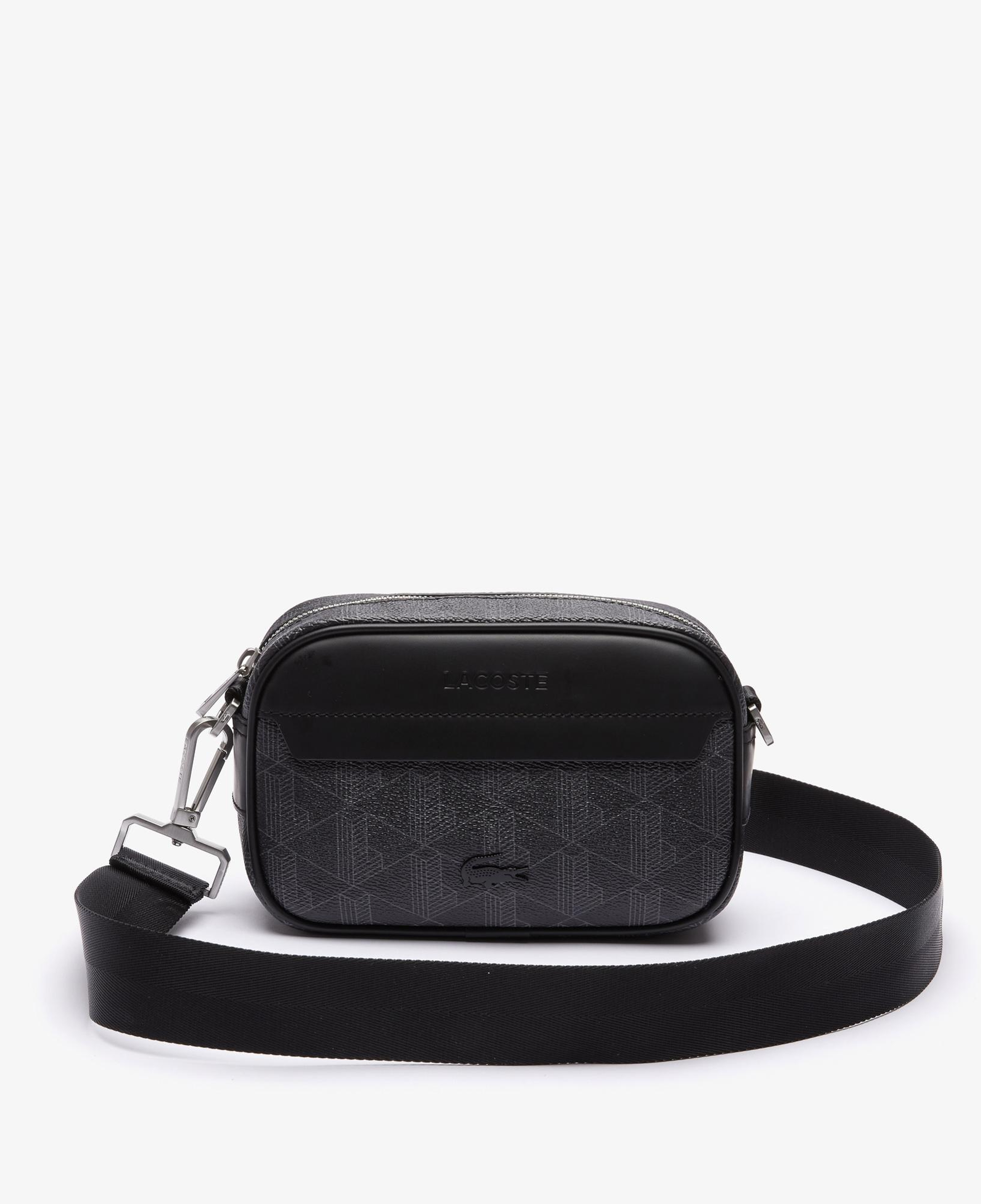 Lacoste The Blend Erkek Monogram Siyah Postacı Çantası