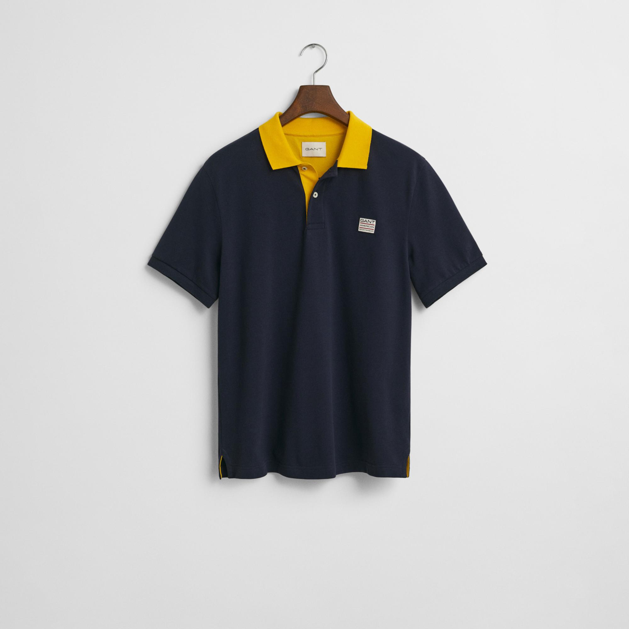 GANT Erkek Lacivert Regular Fit Polo