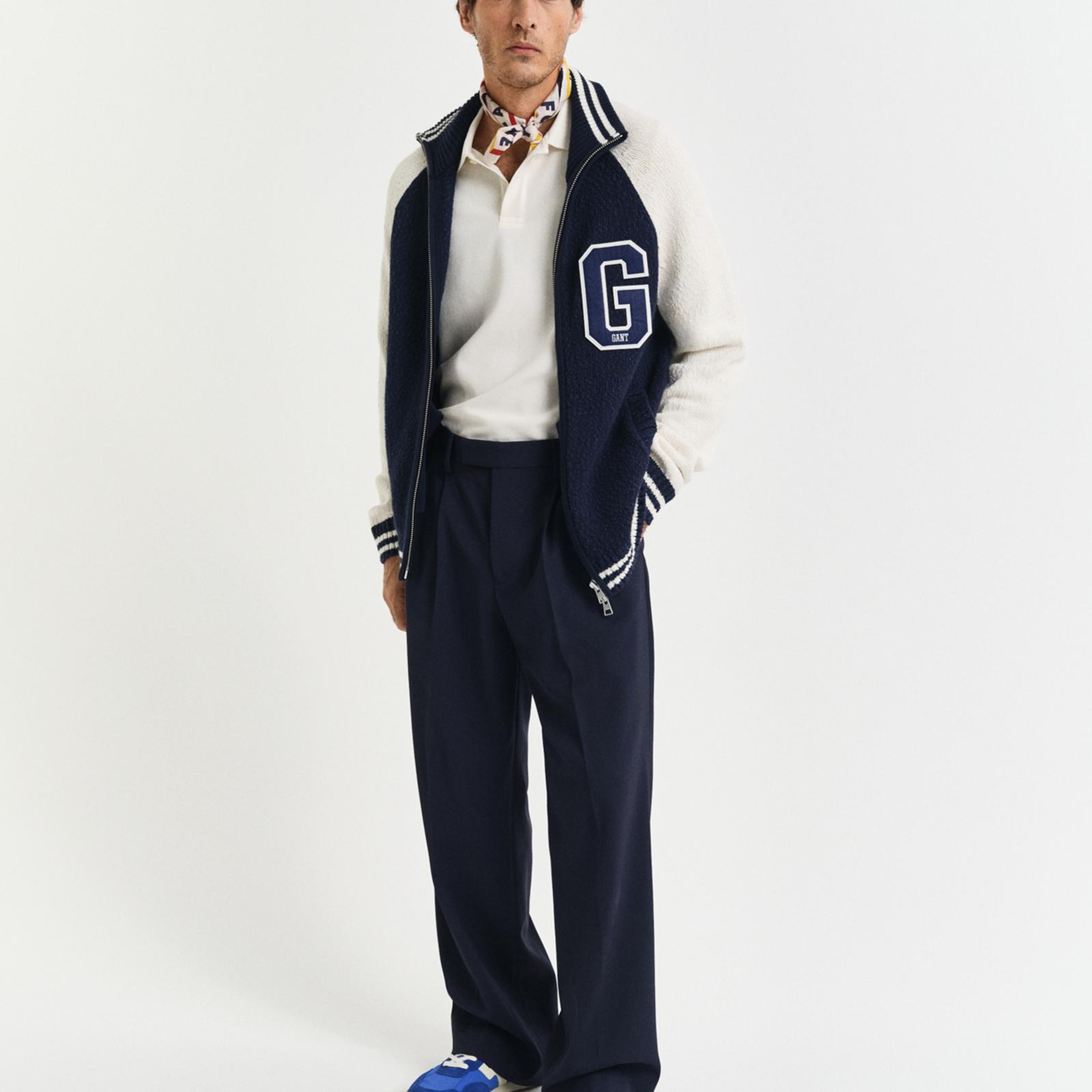 GANT Erkek Krem Regular Fit Logolu Polo Yaka T-Shirt