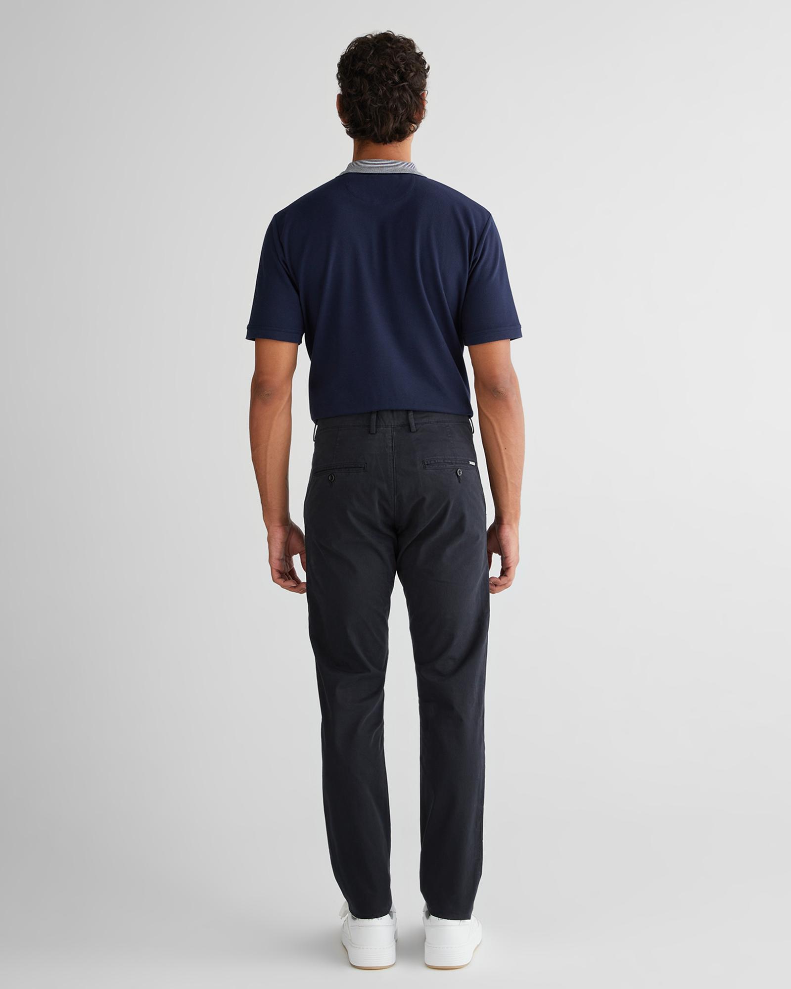 GANT Erkek Siyah Slim Fit Pantolon